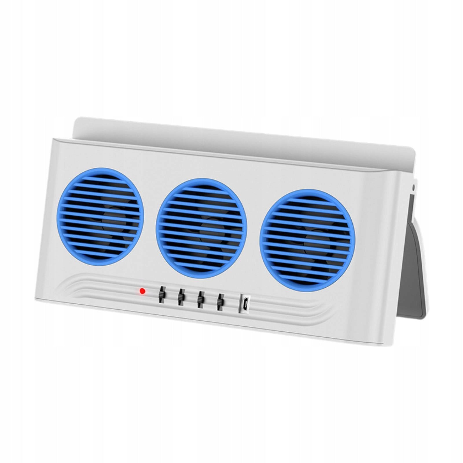 Car Window Fan Solar Powered Side Window Multifunctional Lightweight White