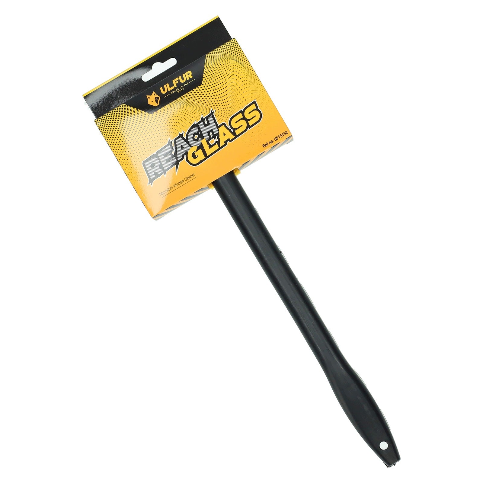 Car Window Washer with Microfiber Overlay Yellow Ulfur ReachGlass Packaging status original