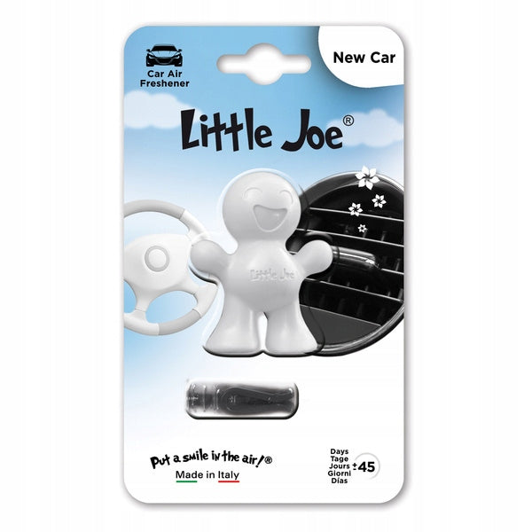 Car air vent freshener Little Joe 3D New Car new car white