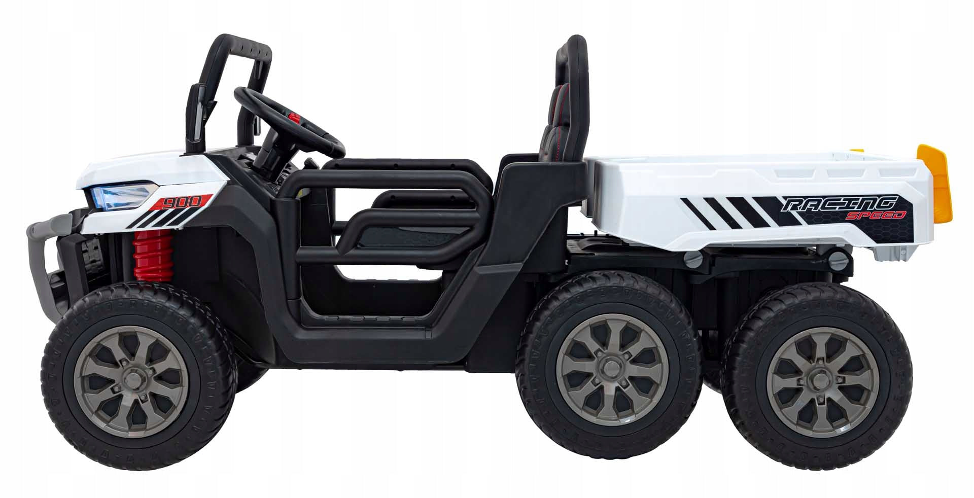 Car battery Farmer Truck Speed 900 white 12V/10Ah 45W EVA wheels Information regarding product safety and compliance For use under direct adult supervision