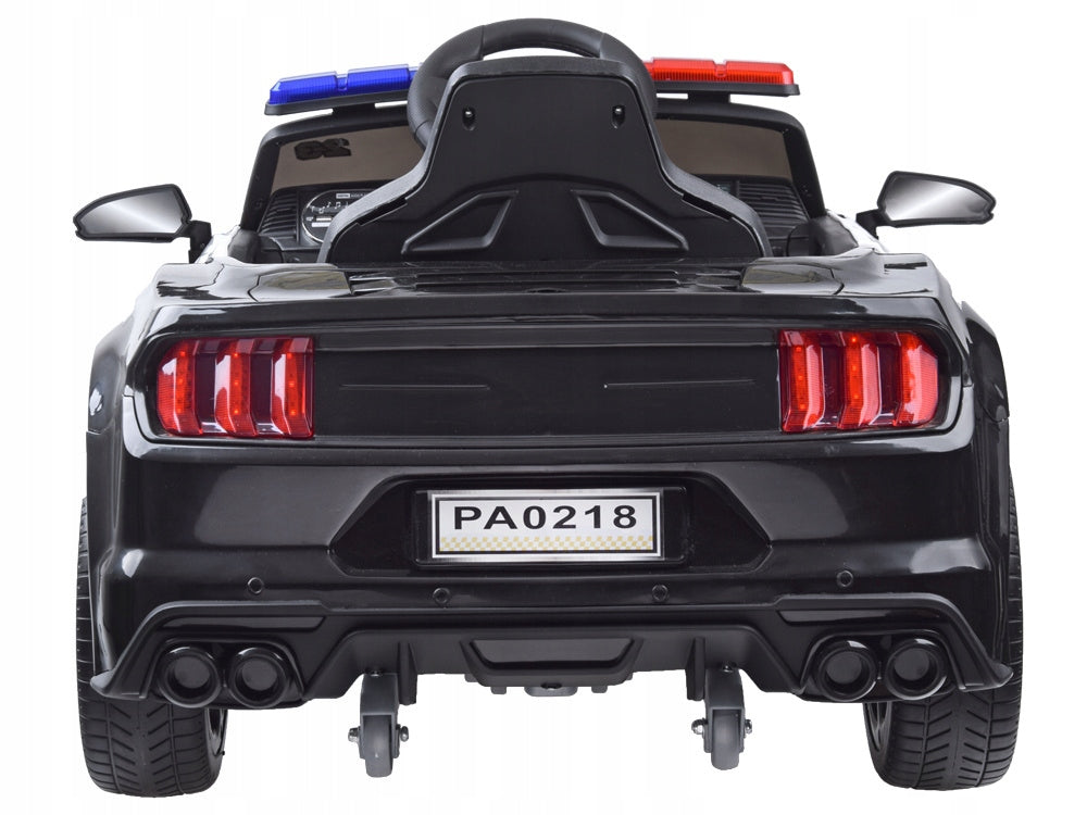 Car battery-operated police car pilot PA0218 Color white black