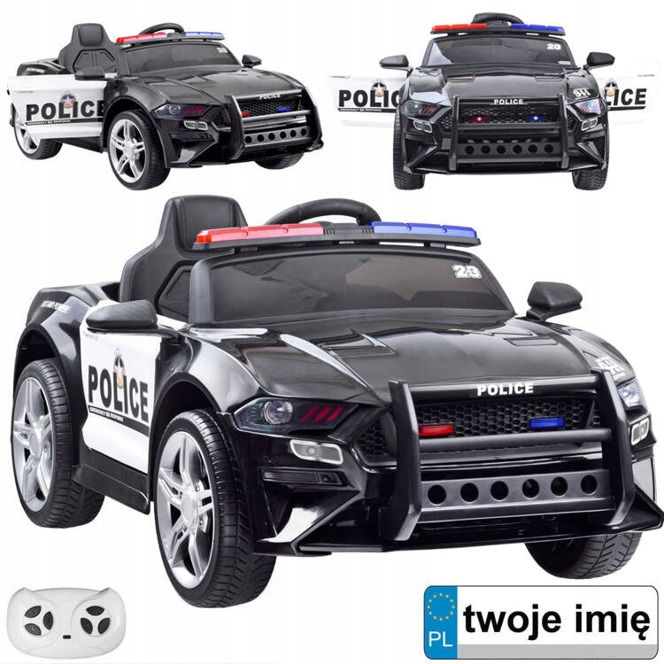 Car battery-operated police car pilot PA0218