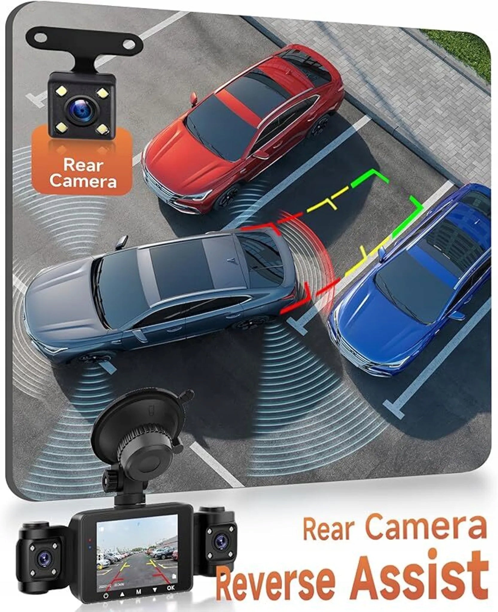 Car camera 4-channel 360° 4xFHD 1080P front rear sides Manufacturer code l5910