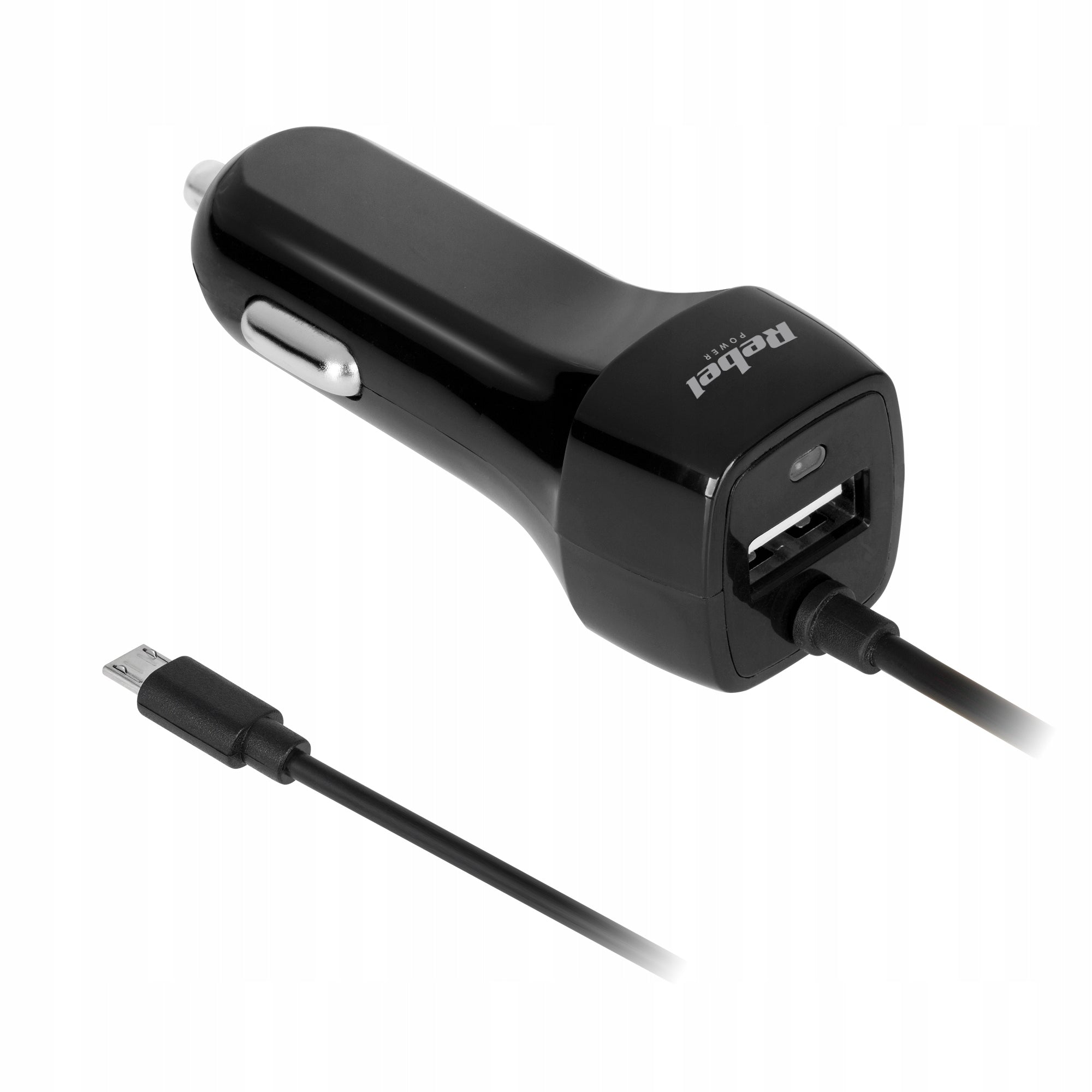 Car charger 5V 2.1A USB microUSB 12V 24V Rebel