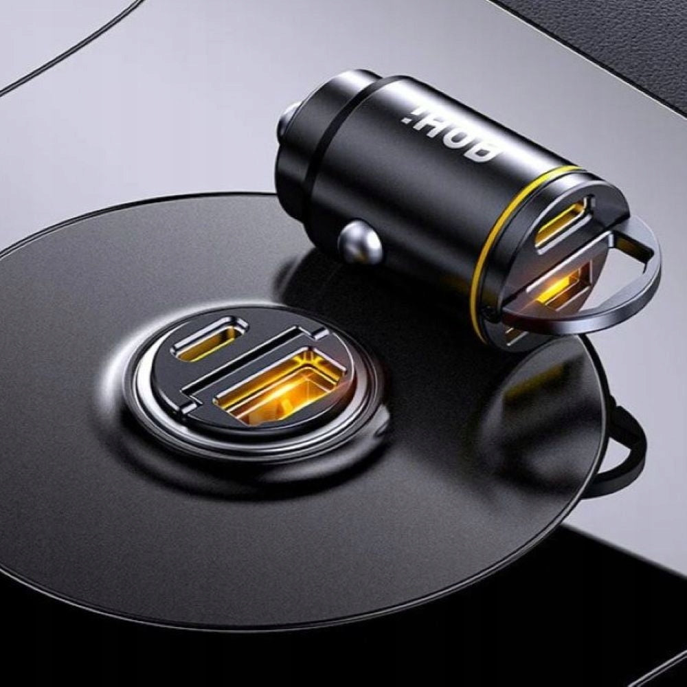Car charger AOHi Superauto PD 45W 1x USB-C, 1x USB-A Manufacturer code AOC-S001