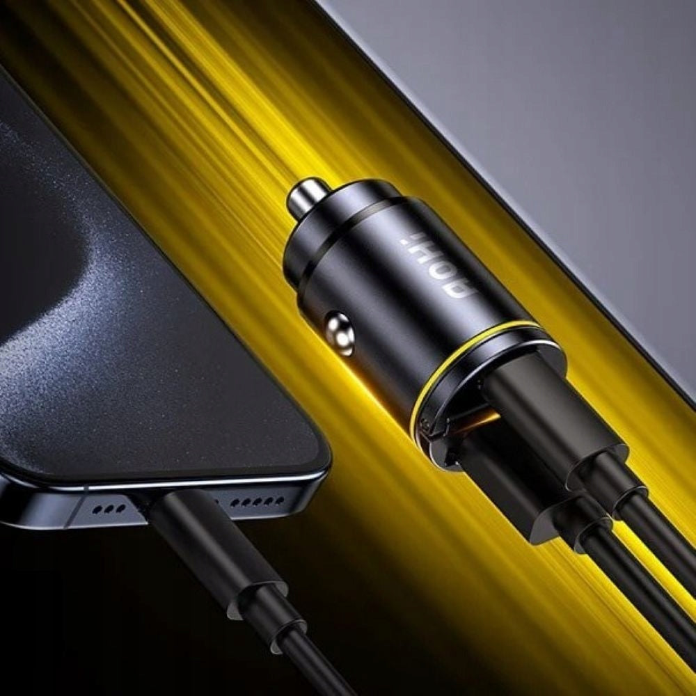 Car charger AOHi Superauto PD 45W 1x USB-C, 1x USB-A Packaging status original
