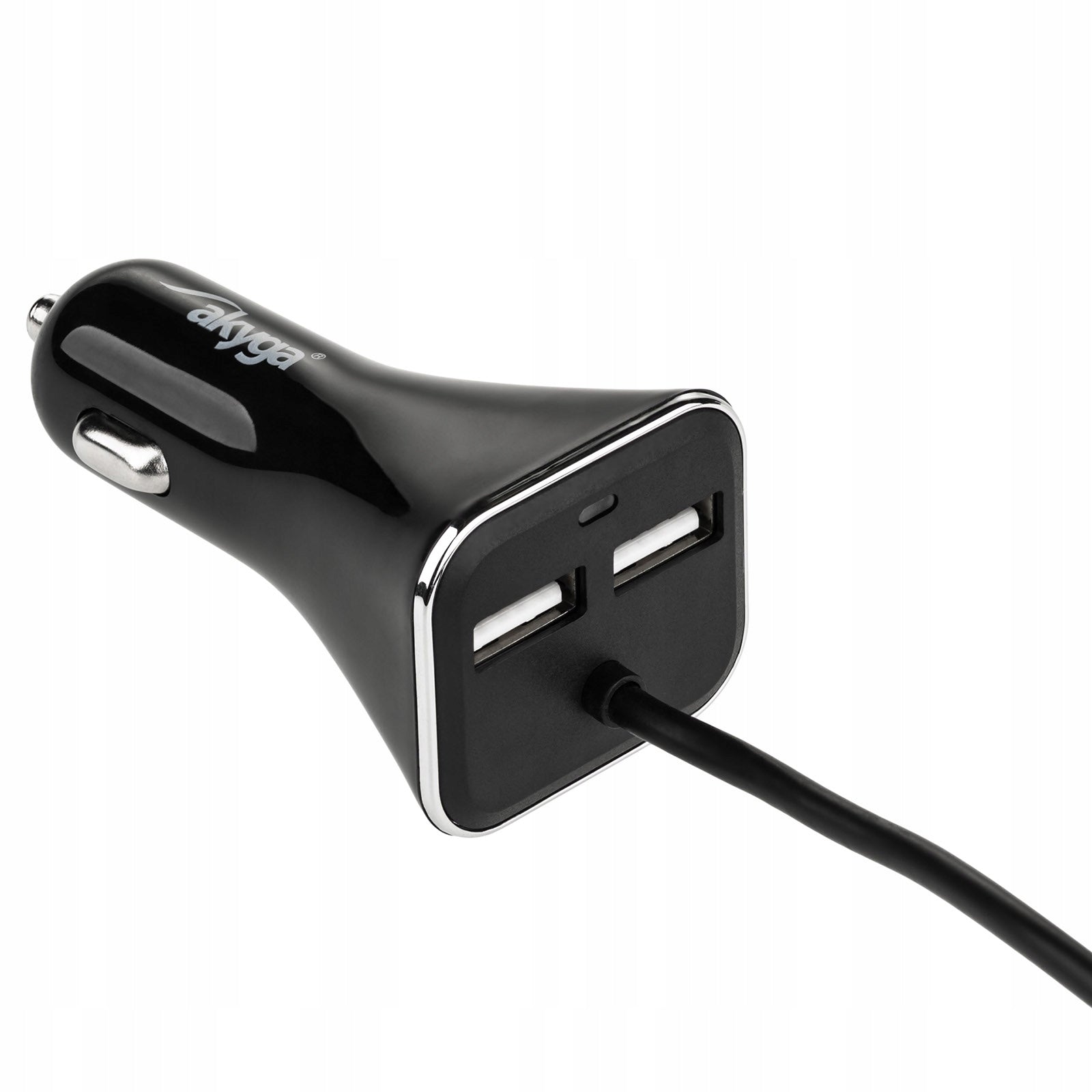Car charger Akyga AK-CH-10 4x USB 5V / 9A for cigarette lighter 12-24 V Packaging status original