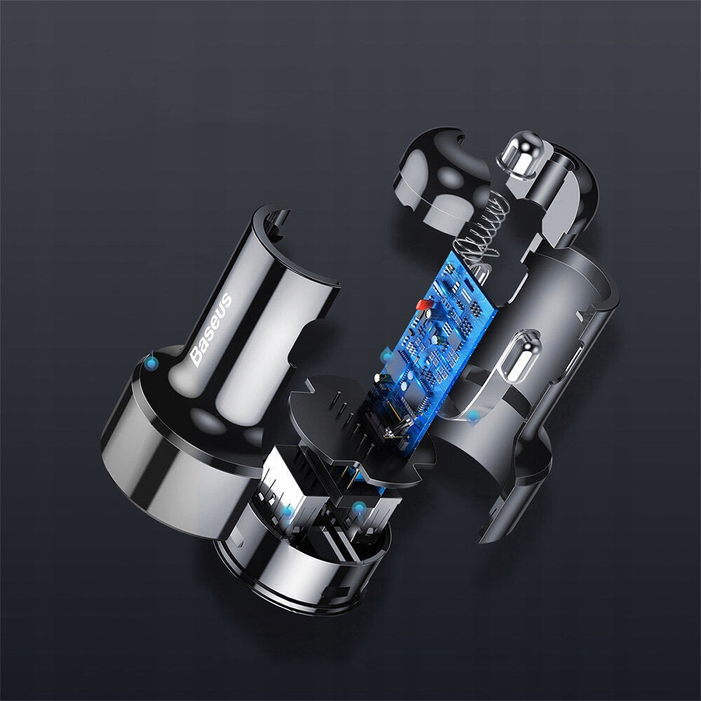 Car charger BASEUS Magic LED 45W QC 3.0 Manufacturer Baseus