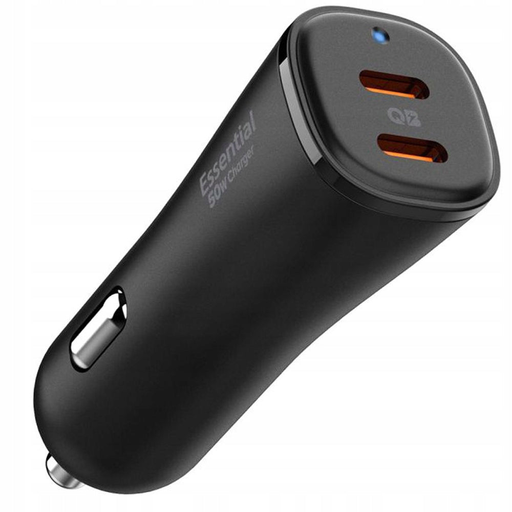 Car charger Spigen 50W USB-C fast for smartphone, tablet Manufacturer code ACP08523