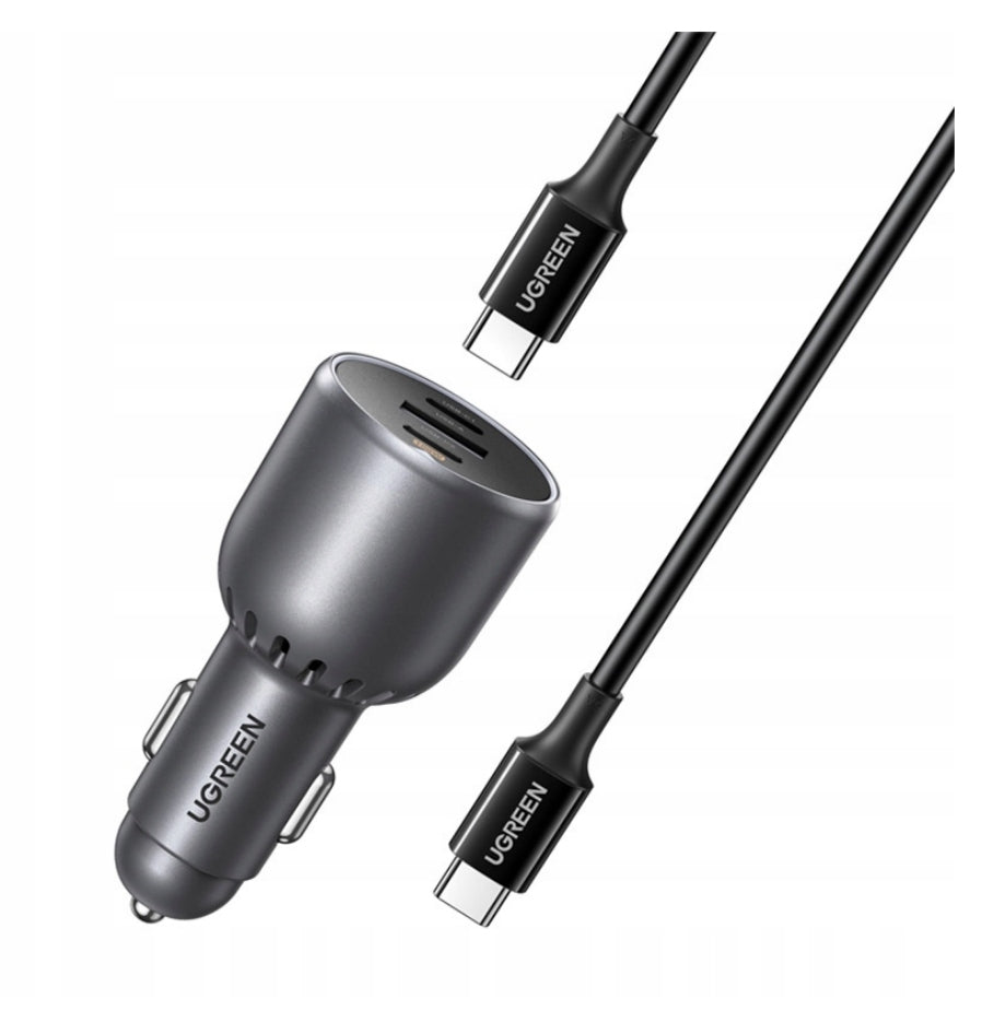Car charger UGREEN EC705 130W USB-A+2xUSB-C Manufacturer code 6941876255115