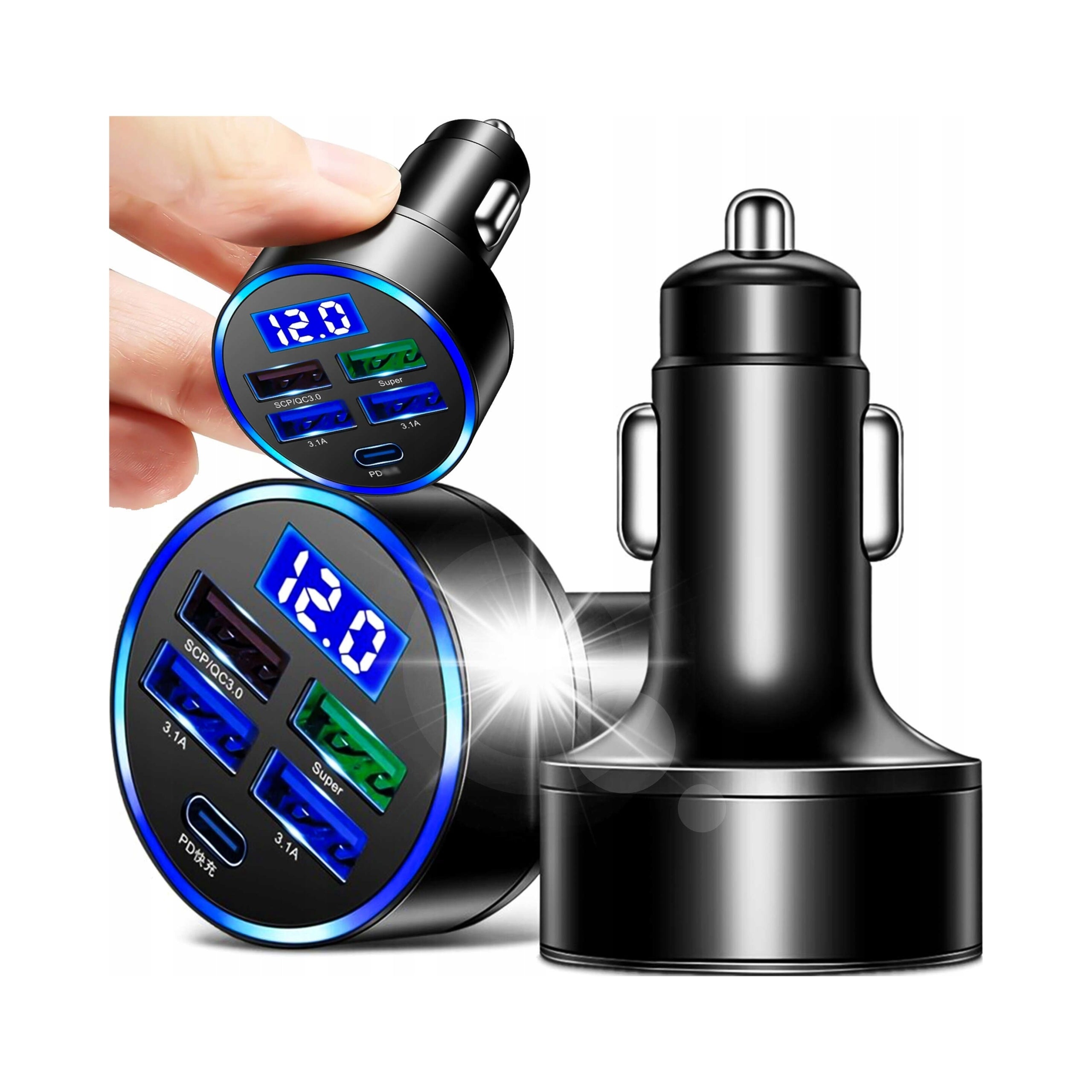 Car charger, USB type C Alogy 3100 mA