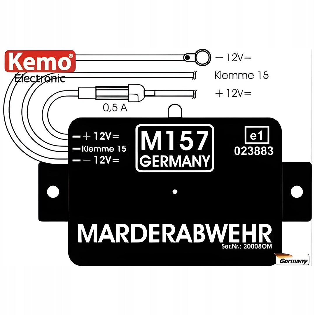 Car deterrent kun Kemo M157 12V strong for car EAN (GTIN) 4024028031576