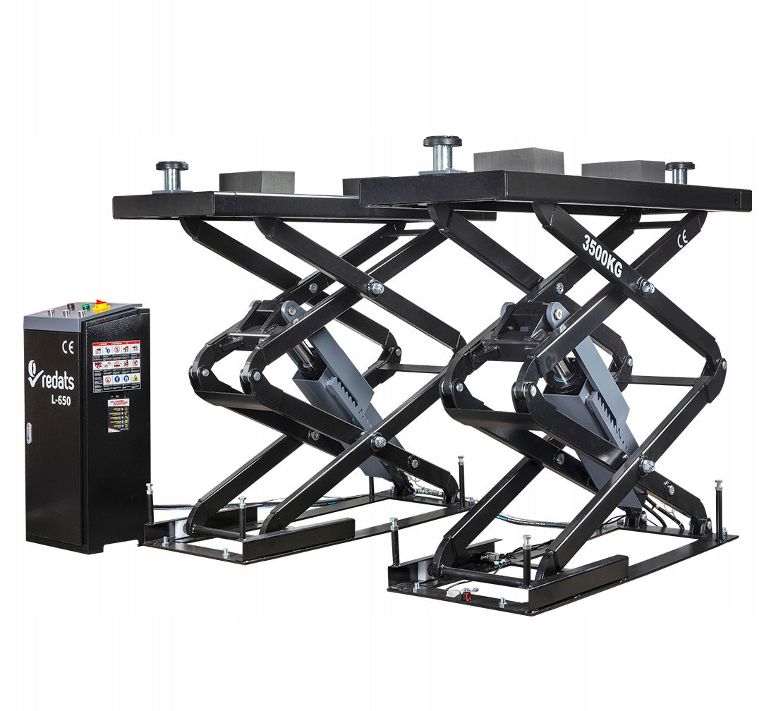 Car floor scissor lift 400V 3,5T REDATS L-650 Manufacturer code 15-02-33