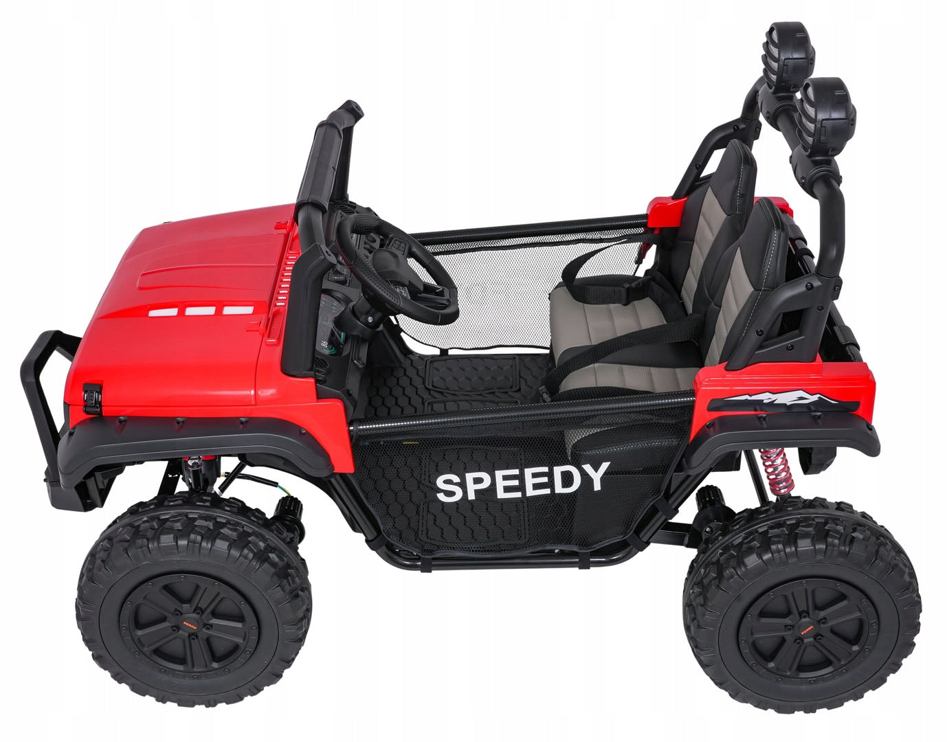 Car for battery Off-road PASSION 4x4 red 12V 10Ah x2 SERIES 24V Certificates and opinions CE EN 71