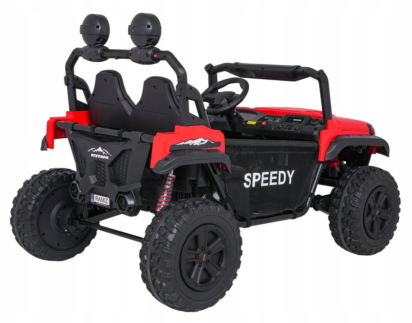 Car for battery Off-road PASSION 4x4 red 12V 10Ah x2 SERIES 24V Number of doors 2