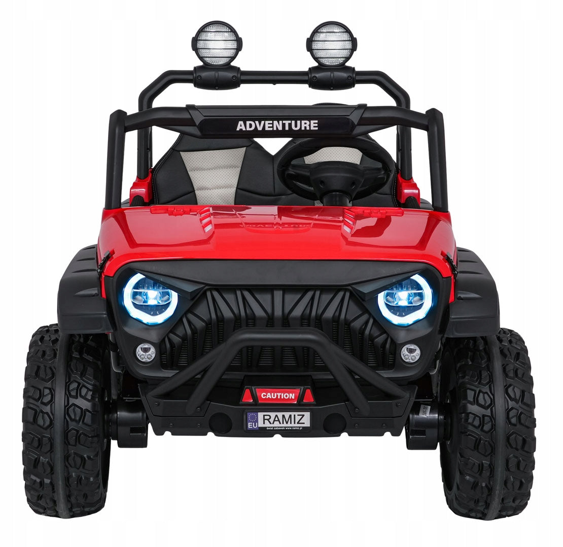 Car for battery Off-road PASSION 4x4 red 12V 10Ah x2 SERIES 24V