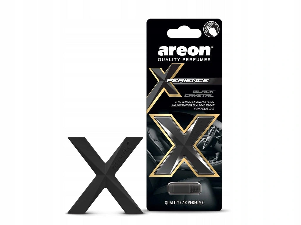 Car fragrance AREON XPERIENCE - BLACK CRYSTAL for air supply