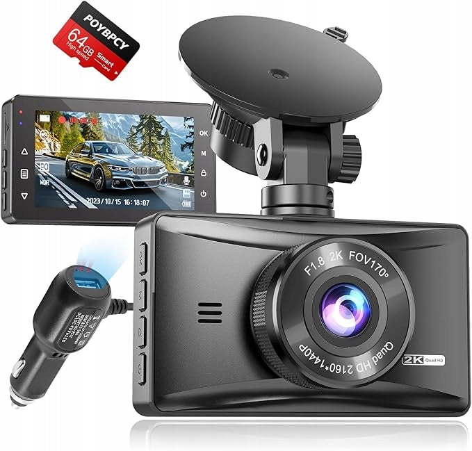 Car front camera 2K card 64GB