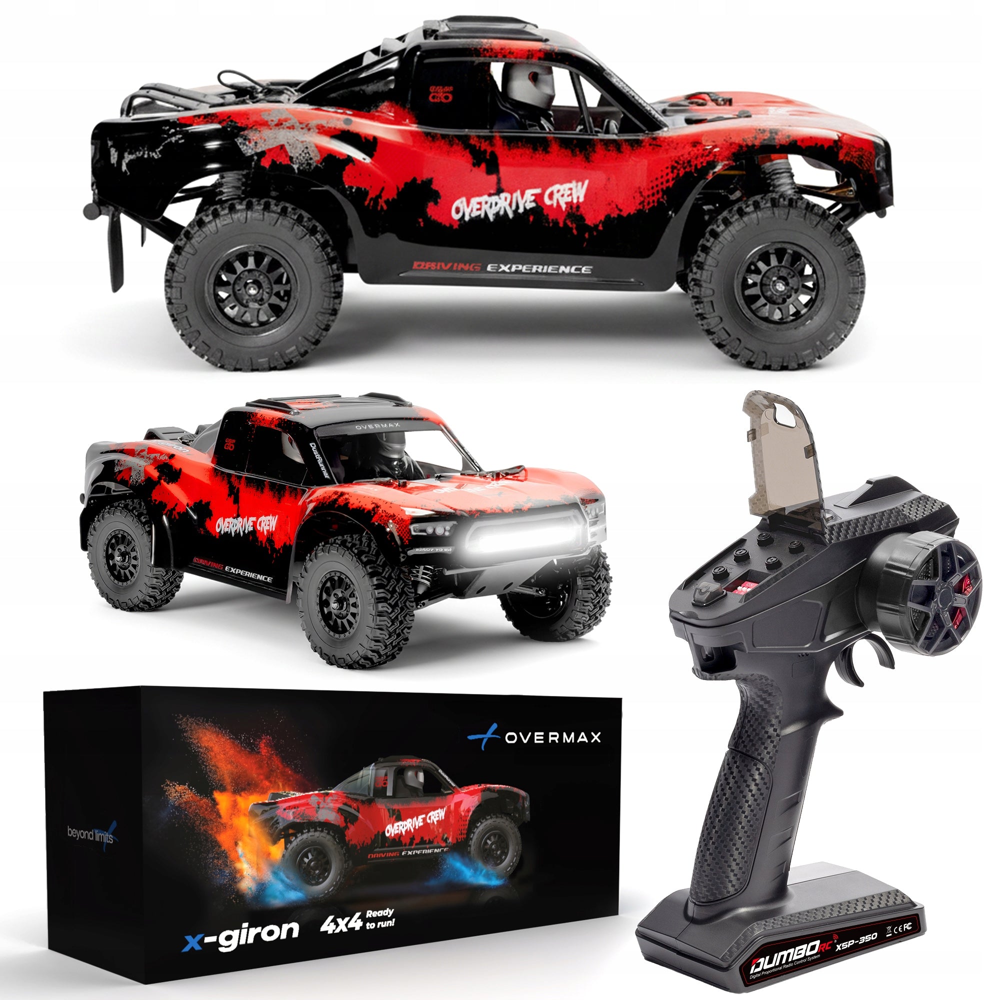 Car large Auto remote controlled RC 70km/h for remote control 4x4 300m X-GIRON