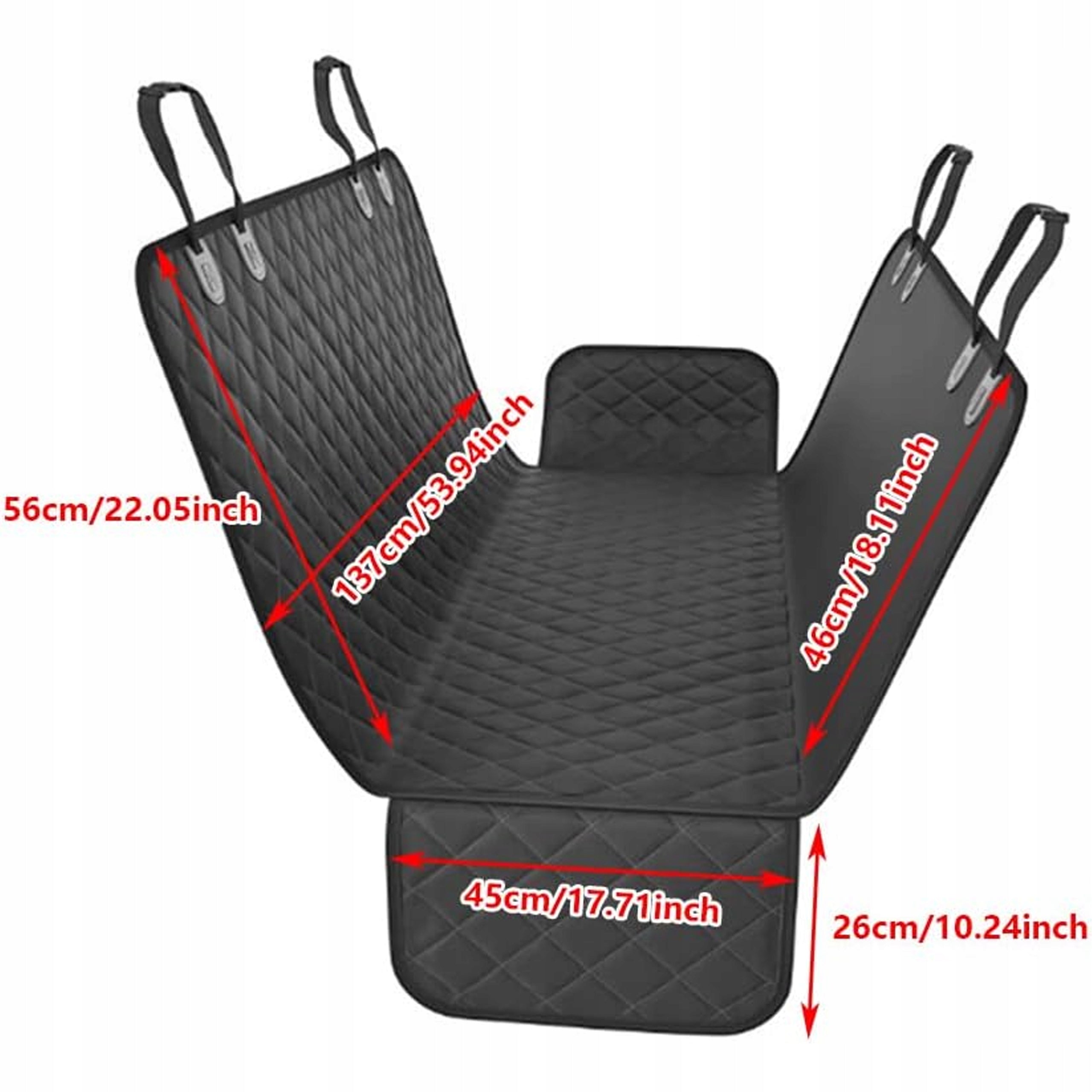 Car mat plastic universal black 147 cm x 137 cm Trade name Mata dla psa
