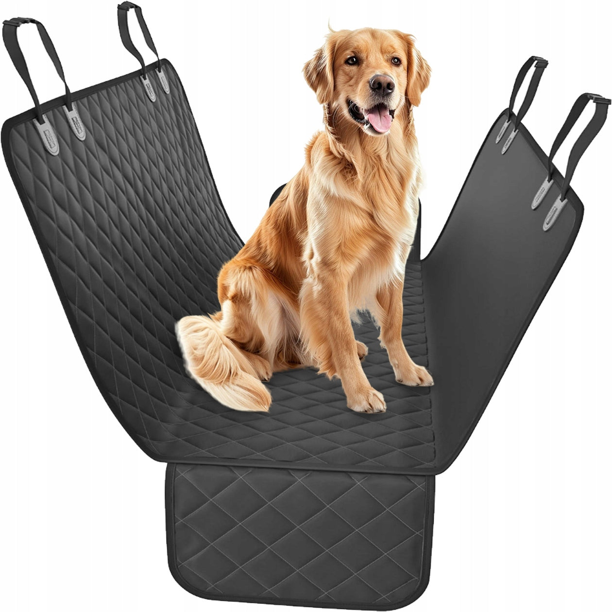 Car mat plastic universal black 147 cm x 137 cm