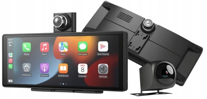 Car multimedia screen Navitel DS1020 DVR Carplay - two cameras