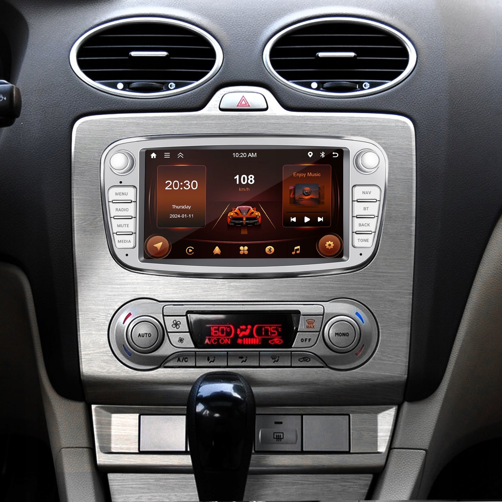 Car radio FORD MONDEO MK4 FOCUS MK2 MK3 GALAXY WiFi Android CarPlay Packaging status original