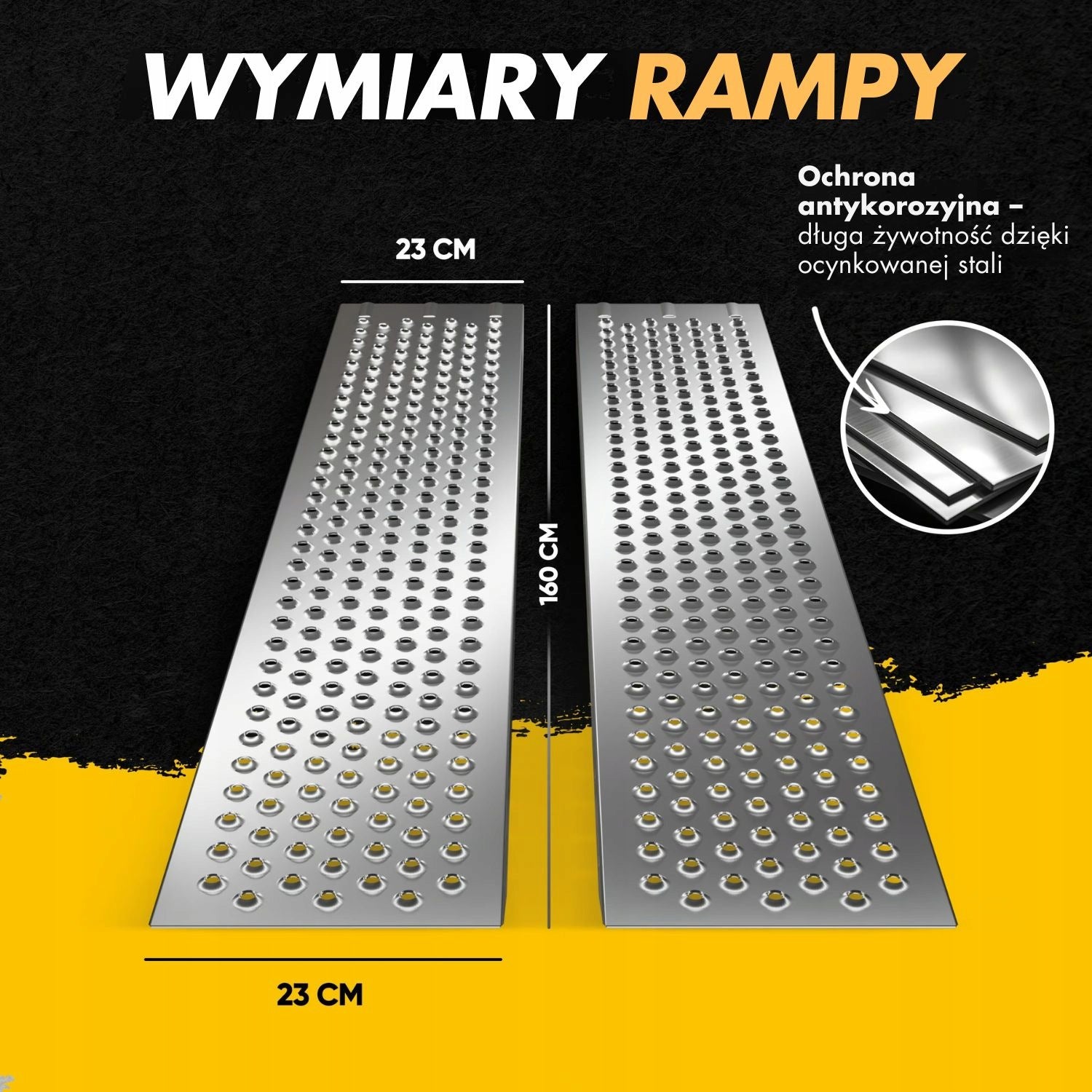 Car raids MARA, set of 2, 400kg, 160cm, silver Manufacturer code 103064