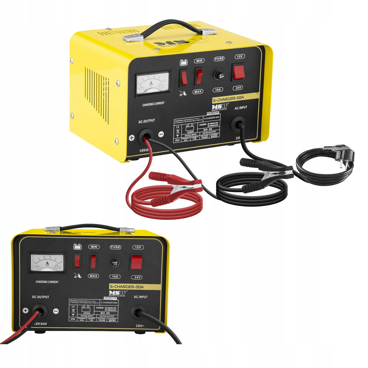 Car rectifier with start-up function 12/24V 30A 130A for workshop