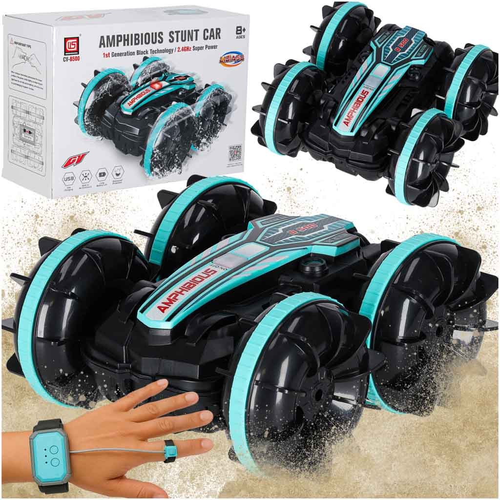 Car remote controlled Amphibia controlled by gestures 4x4 360 2,4GHz 3,7V