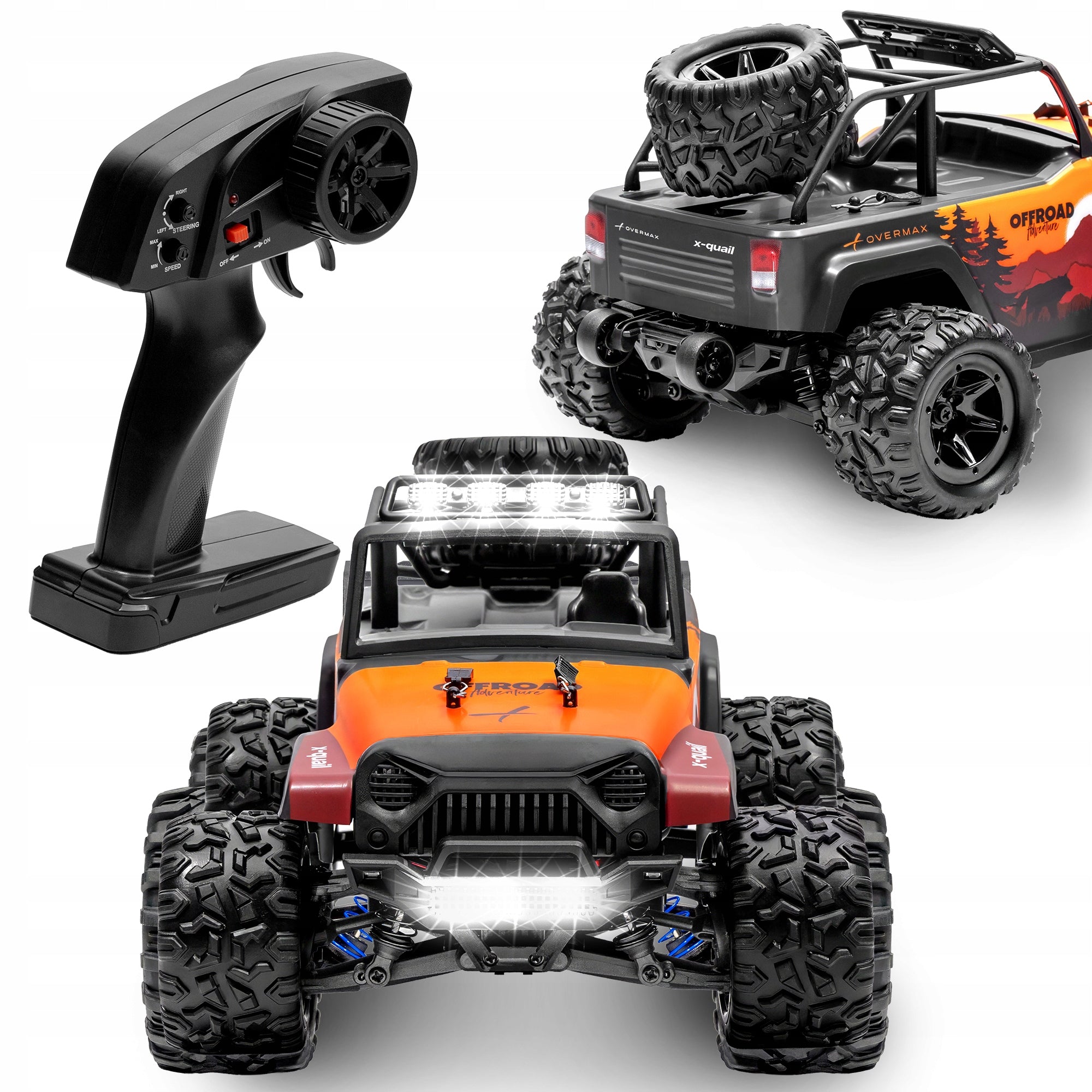 Car remote controlled OFF-ROAD 4x4 auto RC CRAWLER remote control durable