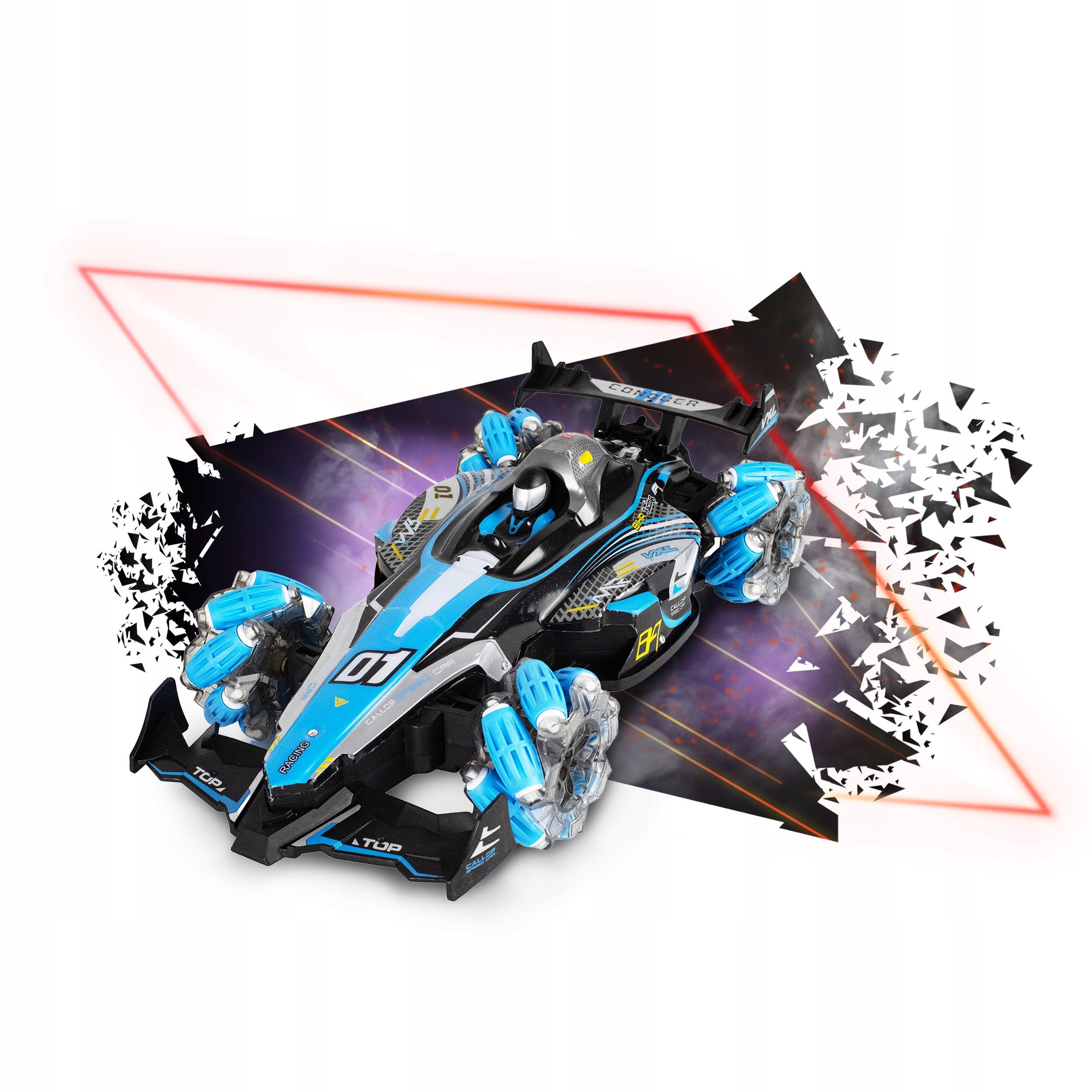 Car remote controlled car RC F1 Turbo controlled with fog effect PLAYIO EAN (GTIN) 5903843403340