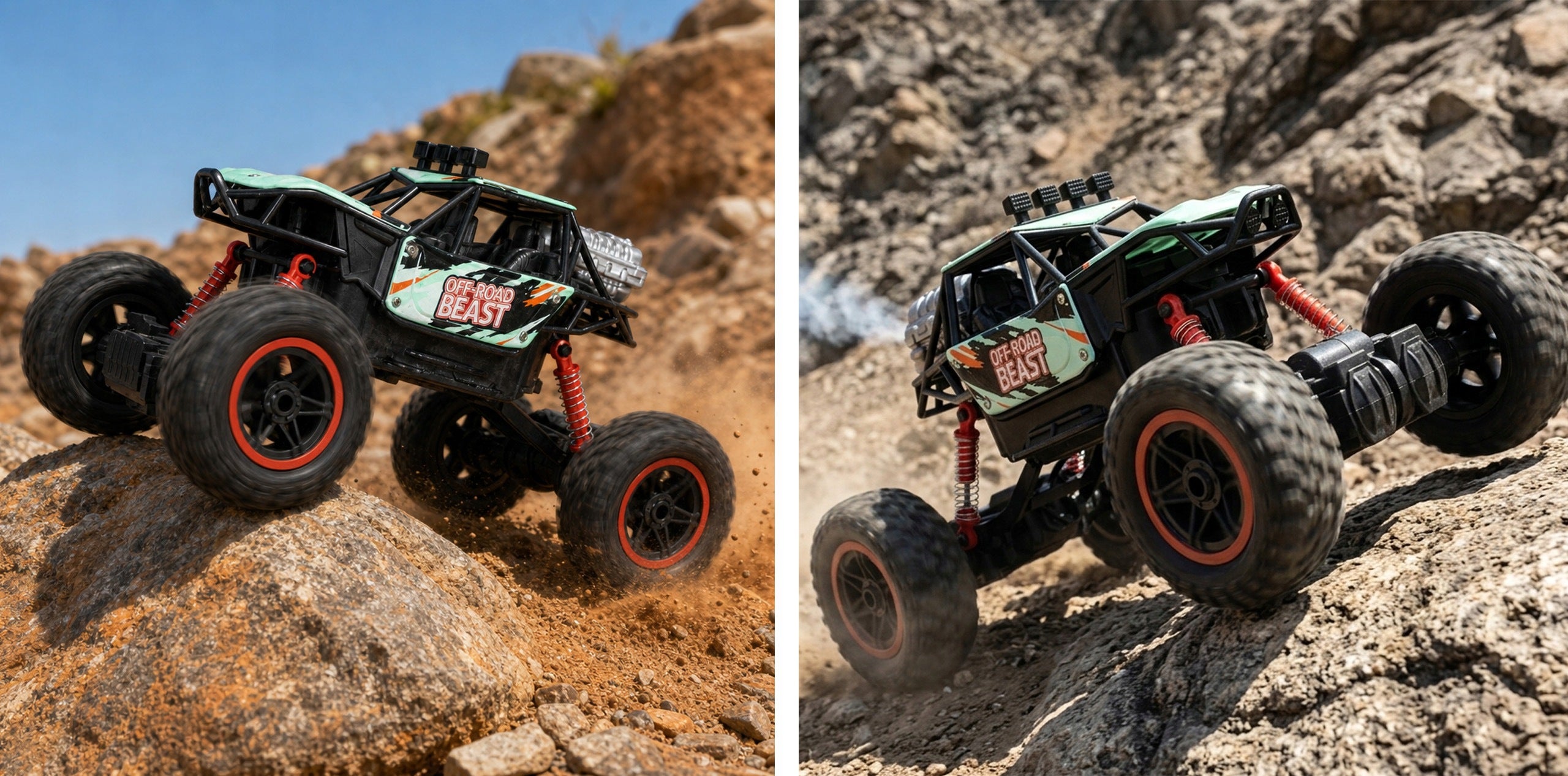 Car remote controlled car RC off-road controlled 4x4 lights PLAYIO Manufacturer code PIRK-S1