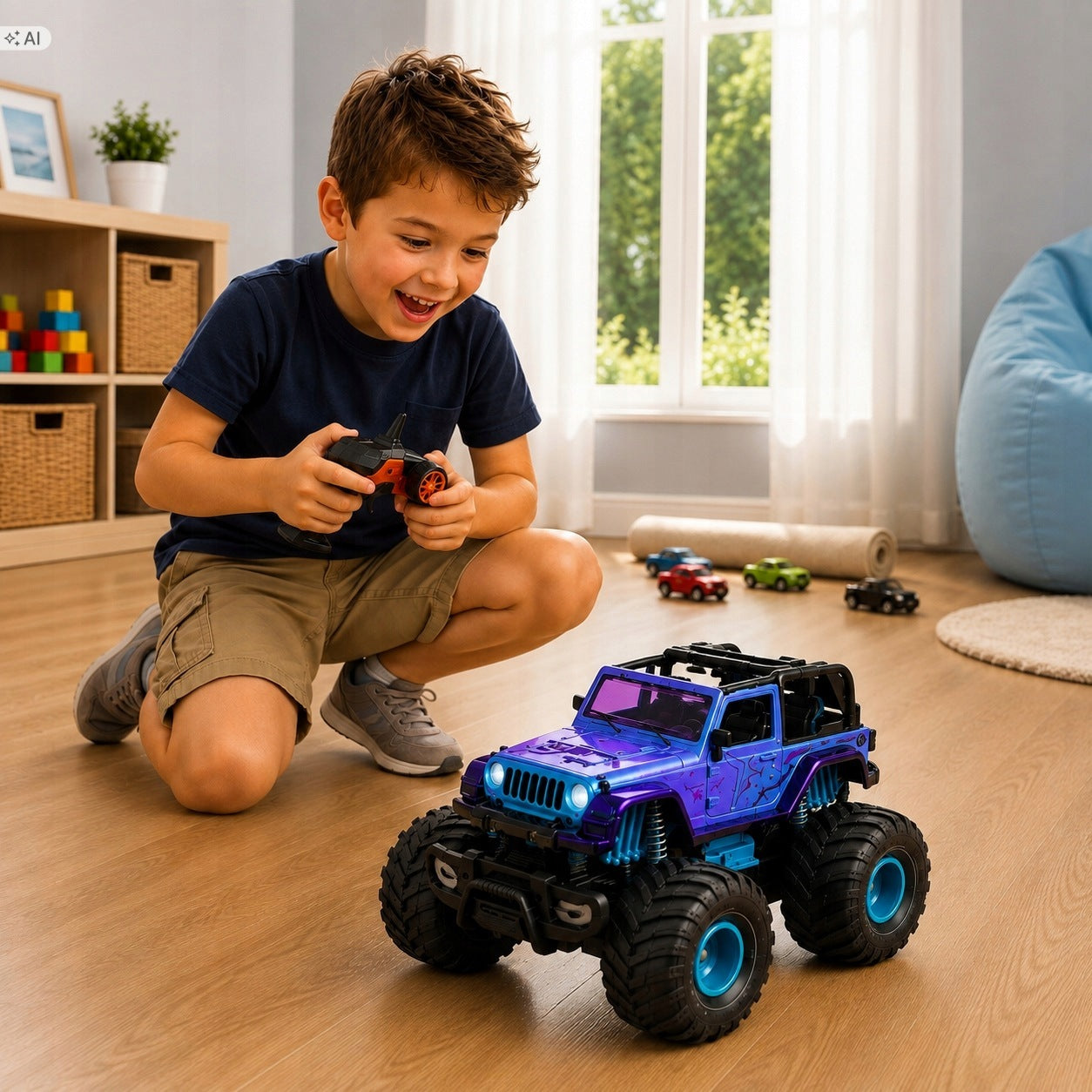Car remote controlled car RC off-road remote control waterproof battery 8+ Manufacturer code NO-2003815