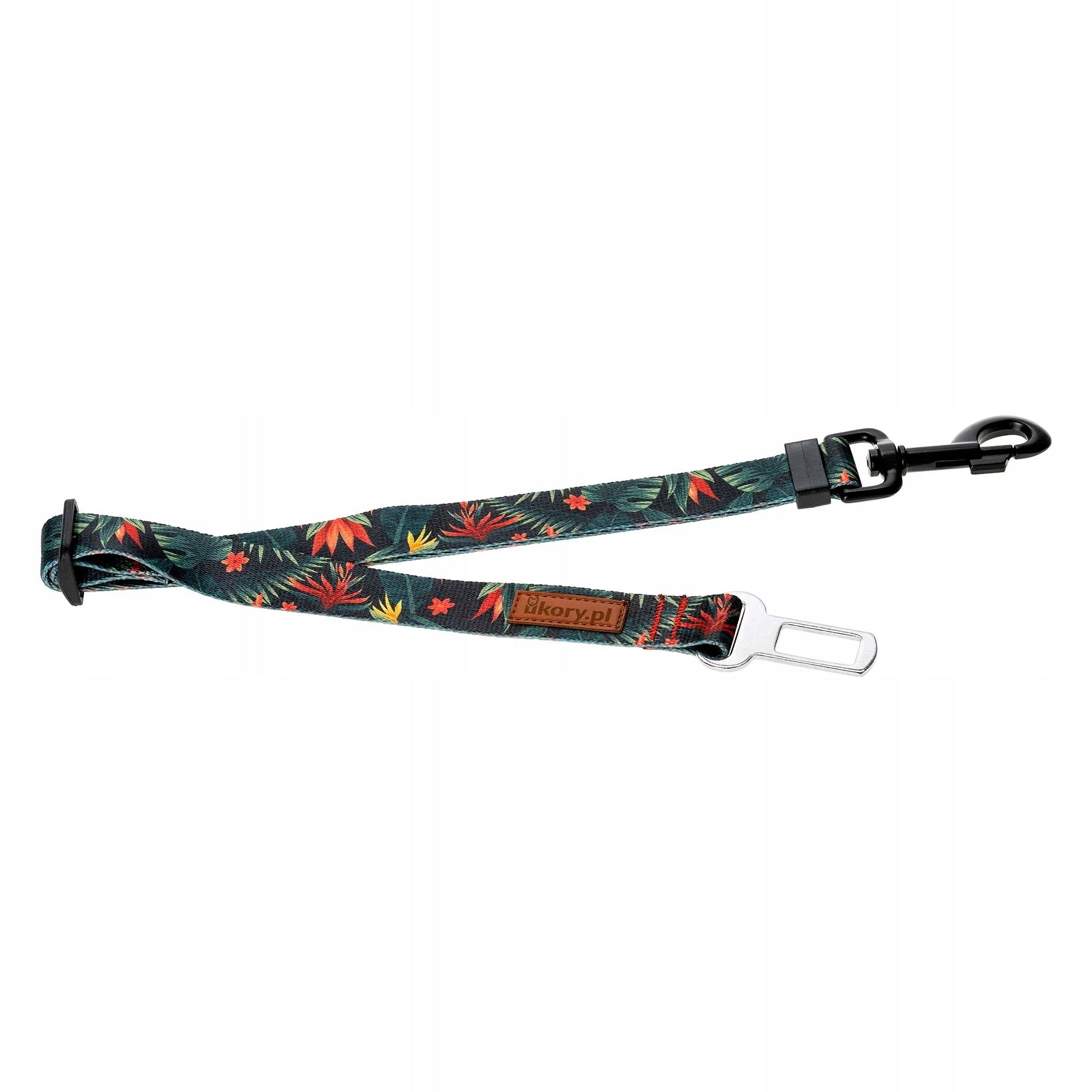 Car safety leash for cat dog 20 mm 45-75 cm Ukory GREEN Packaging status original