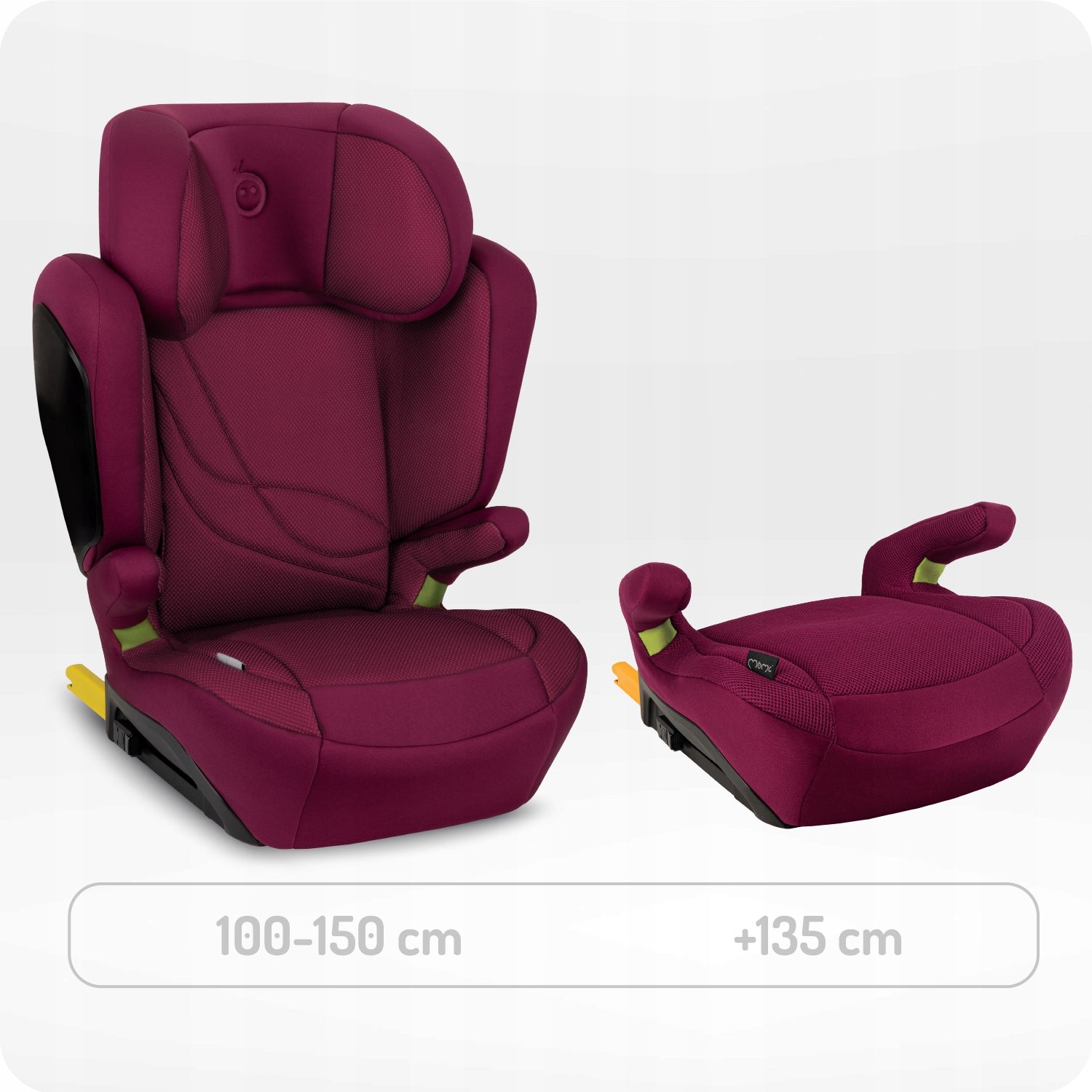 Car seat 15-36 kg (100-150 cm) MoMi MEI red - i-Size ISOFIX Packaging status original