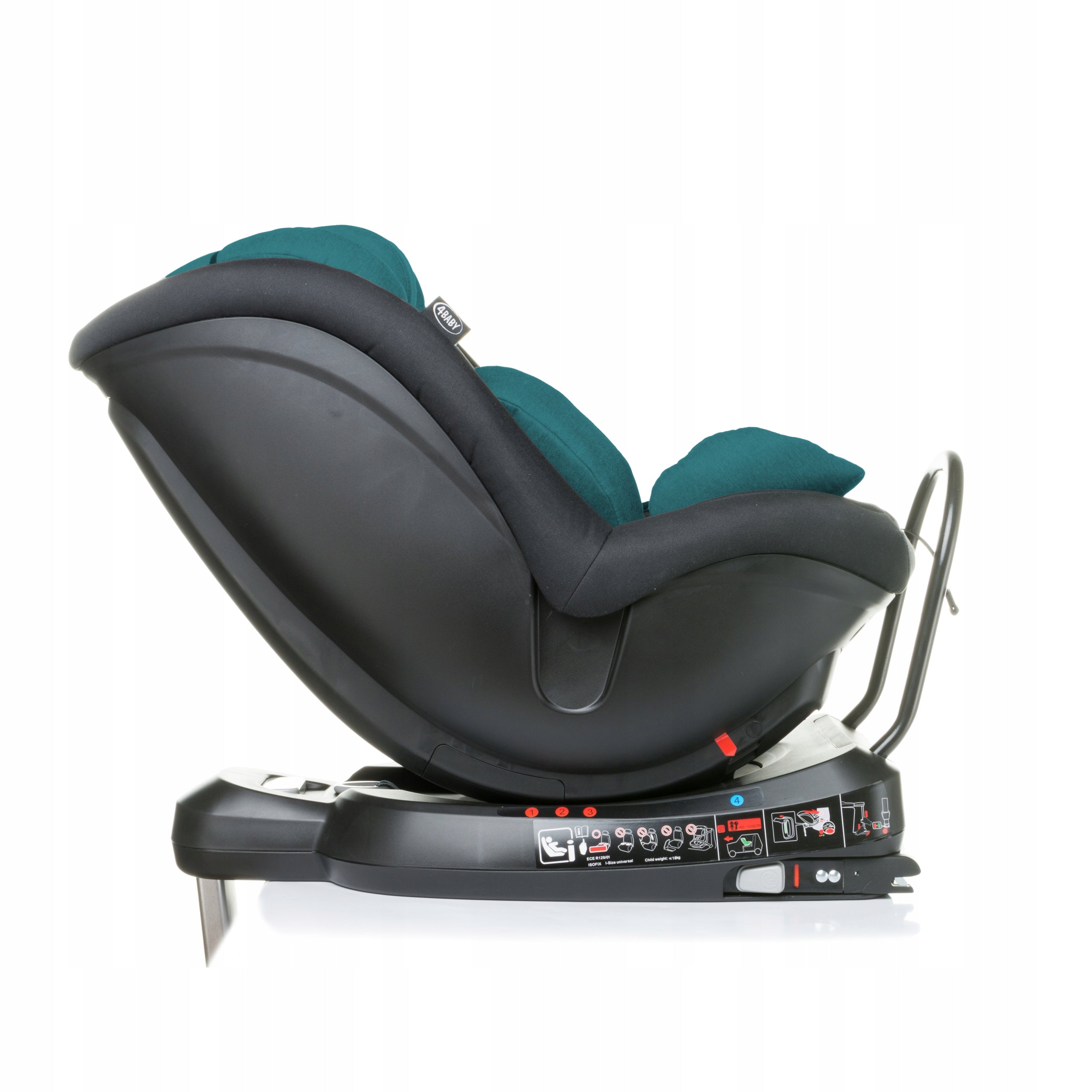 Car seat 4Baby Nano-Fix 0-18 kg ISOFIX i-Size 40-105 cm Turquoise EAN (GTIN) 5901691956865