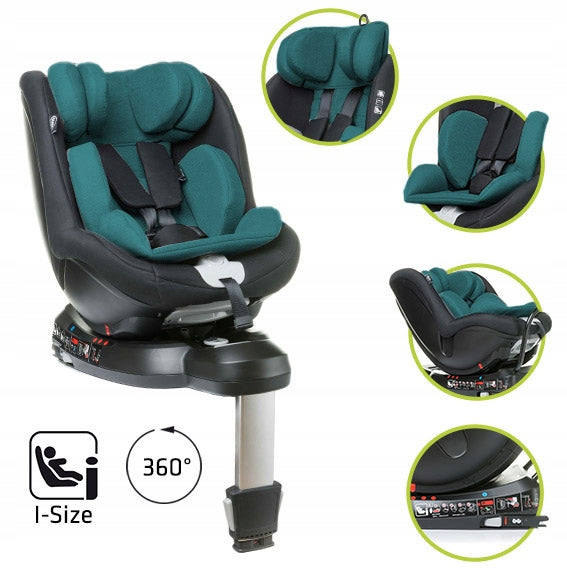 Car seat 4Baby Nano-Fix 0-18 kg ISOFIX i-Size 40-105 cm Turquoise Manufacturer code 5901691956865