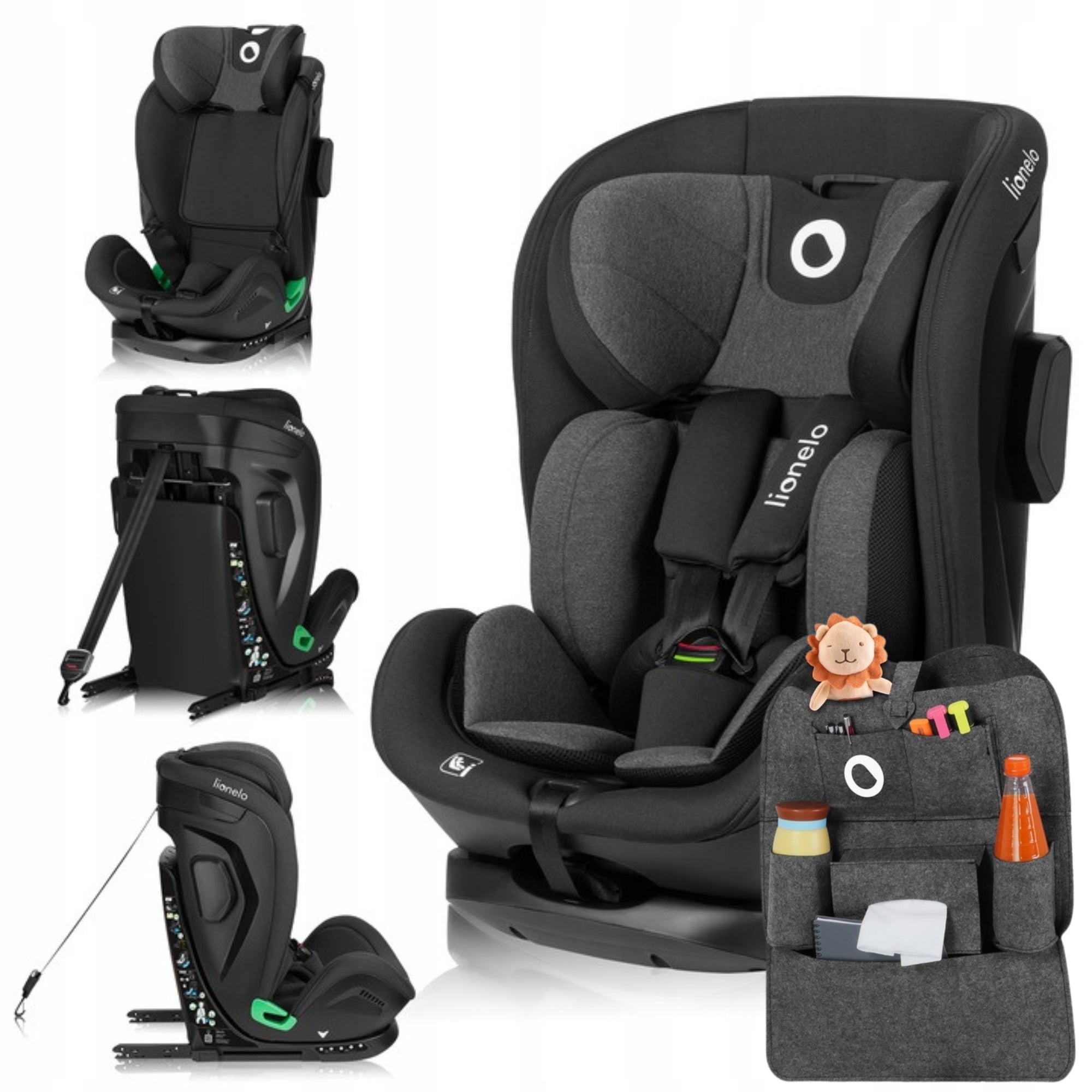 Car seat 9-36 kg ISOFIX WIDE SEAT Lionelo Harper i-Size