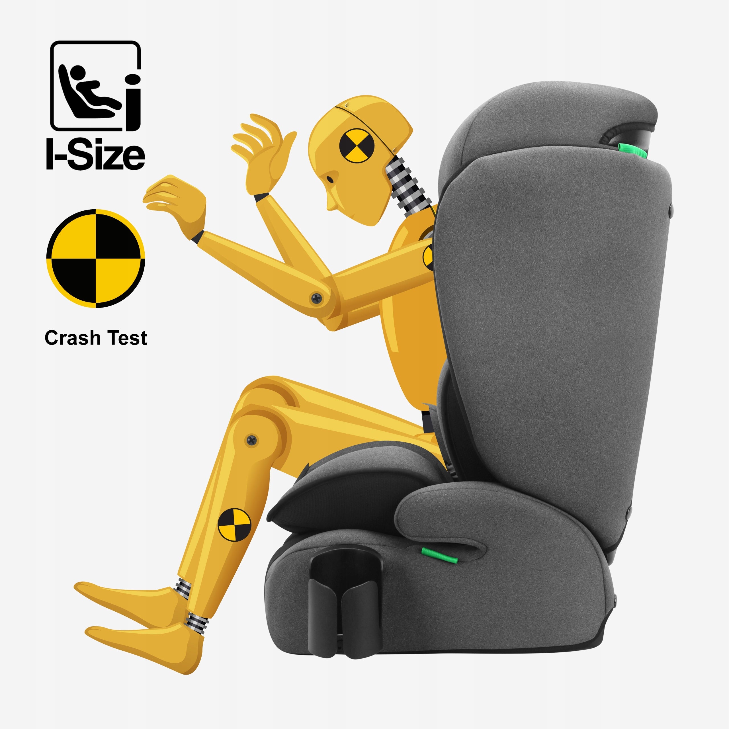 Car seat 9-36kg TULANO i-Size R129 seat adjustable 76-150cm Brand TULANO