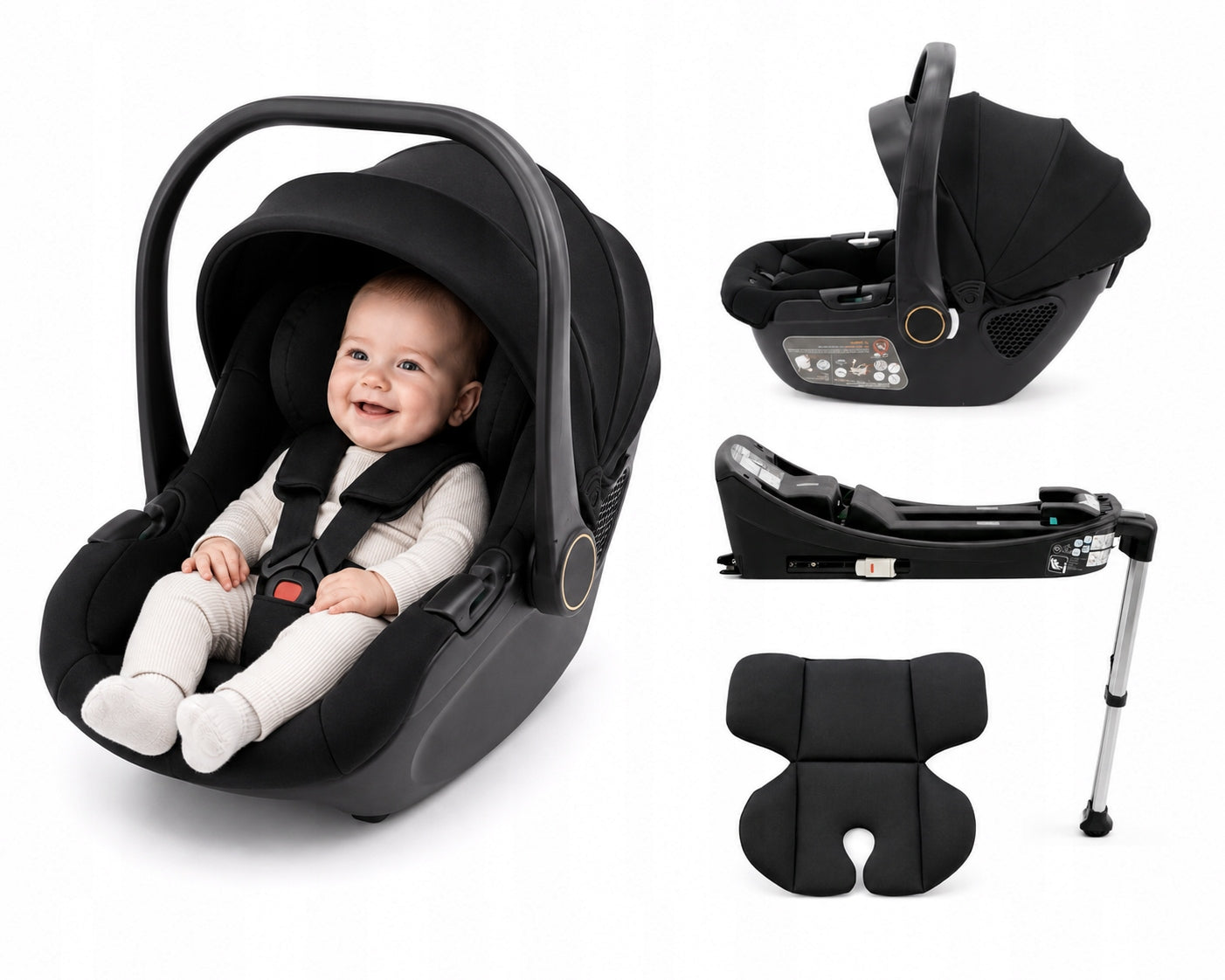 Car seat Carrier Kunert 0-13kg for trolley + ISOFIX base i-Size