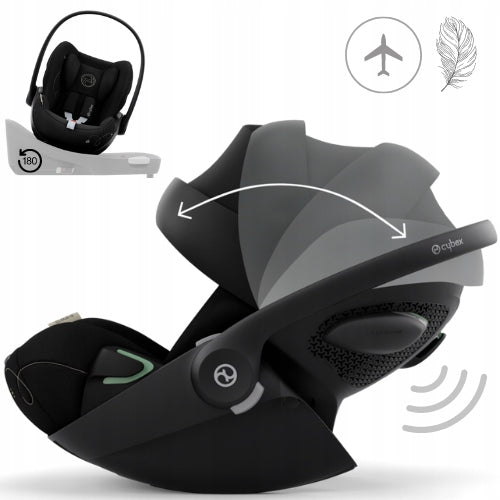 Car seat Cybex Cloud G 0-13 kg black rear for driving OUTLET