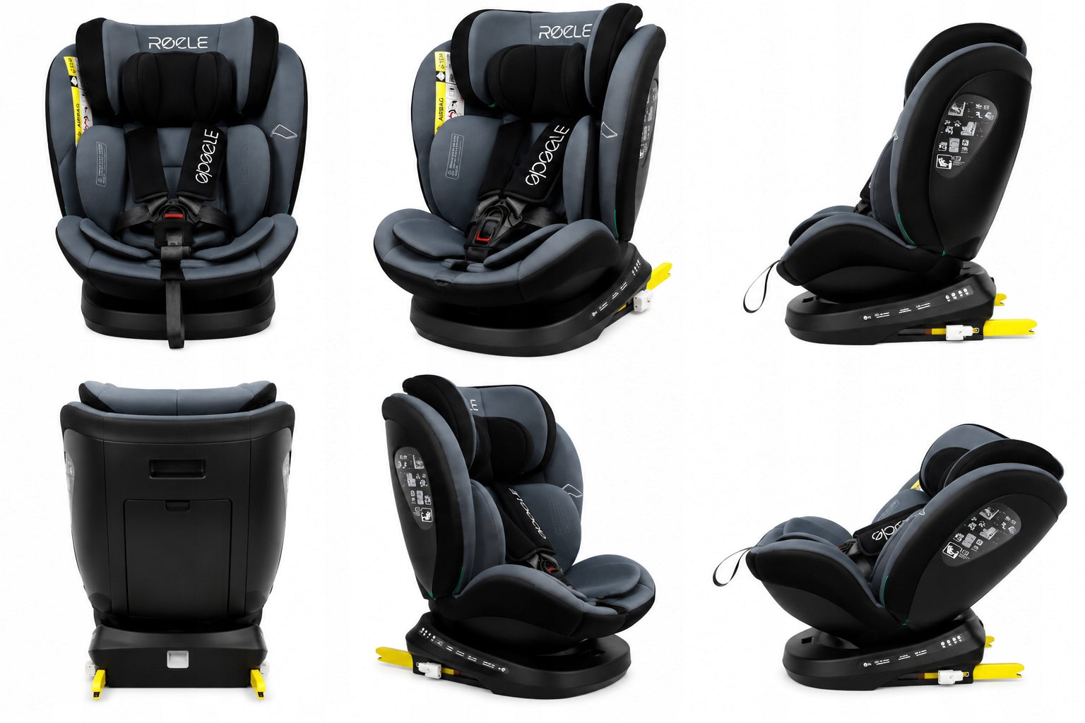 Car seat ISOFIX 360° 40-150 cm Modern functional design Manufacturer code B0C6DW1WDL