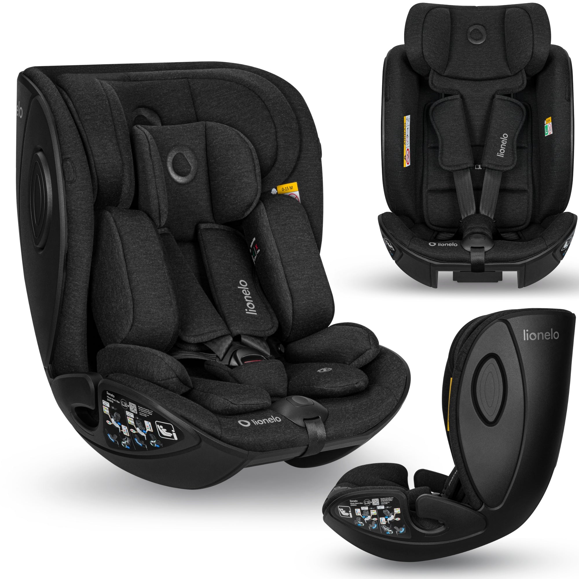Car seat ISOFIX rear front 40 – 105 cm Lionelo Moxie Next i-Size