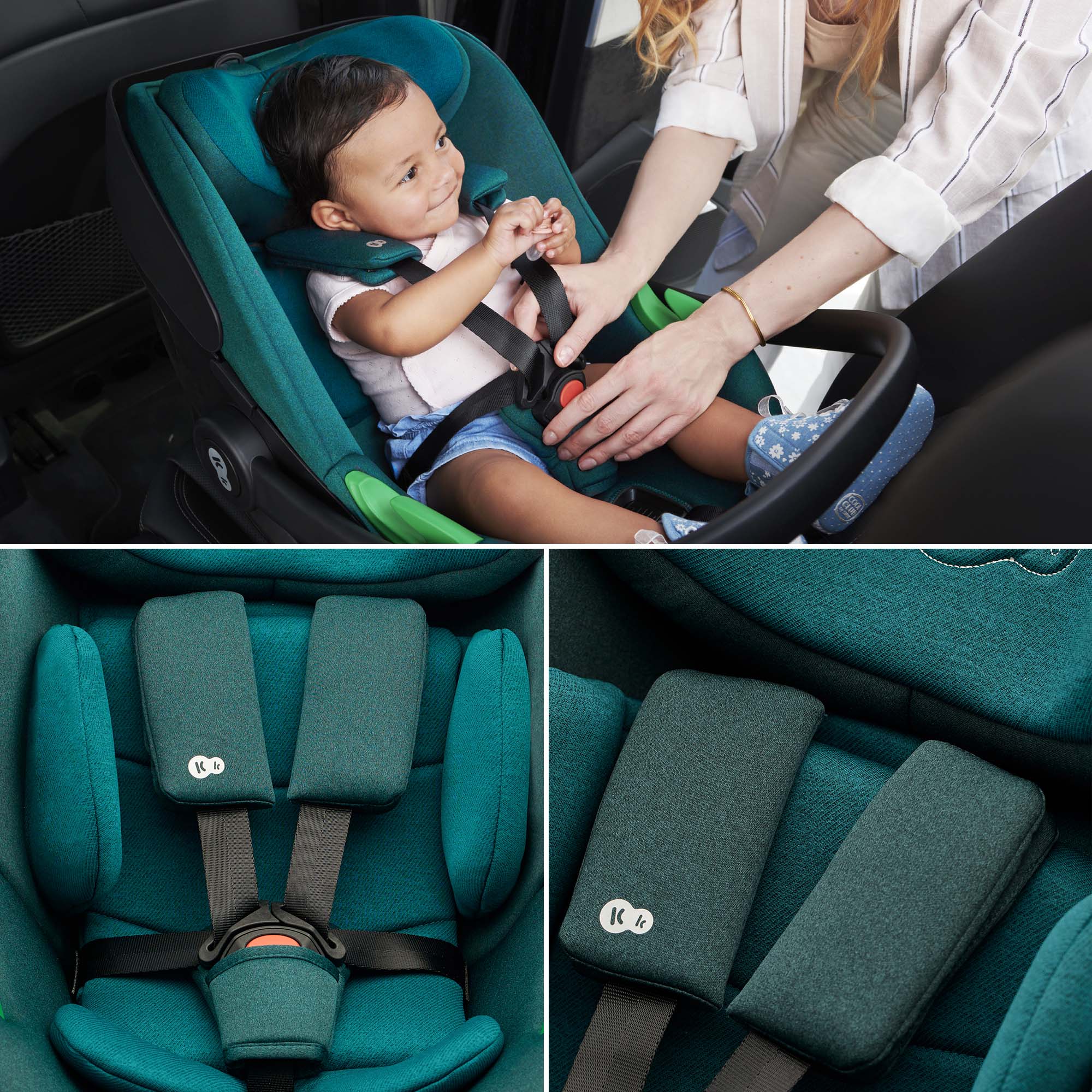 Car seat Kinderkraft I-CARE i-Size 40-87cm Carrier base 0-13kg Manufacturer code ICFX-KCICAR00GRY0000-KCCAREFXBLK0000