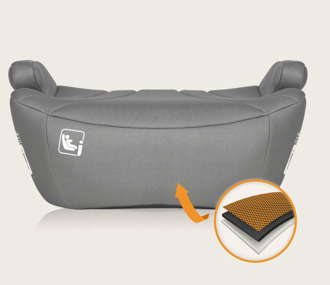 Car seat Lionelo Luuk i-Size 125-150 cm black Weight category 15-36 kg