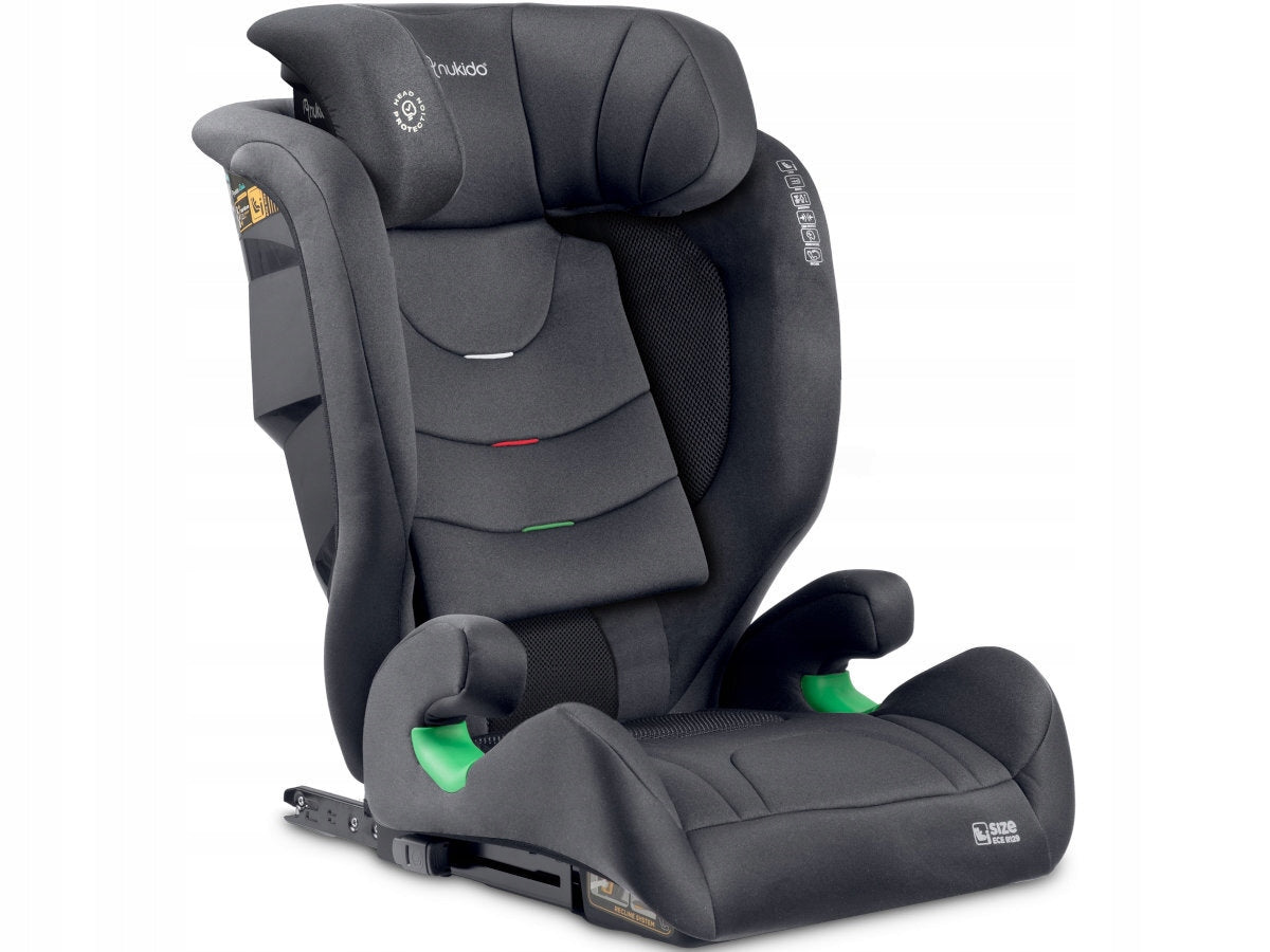 Car seat NUKIDO Louis Soft i-Size (15-36 kg) Black-grey Position in relation to the direction of travel forward-facing