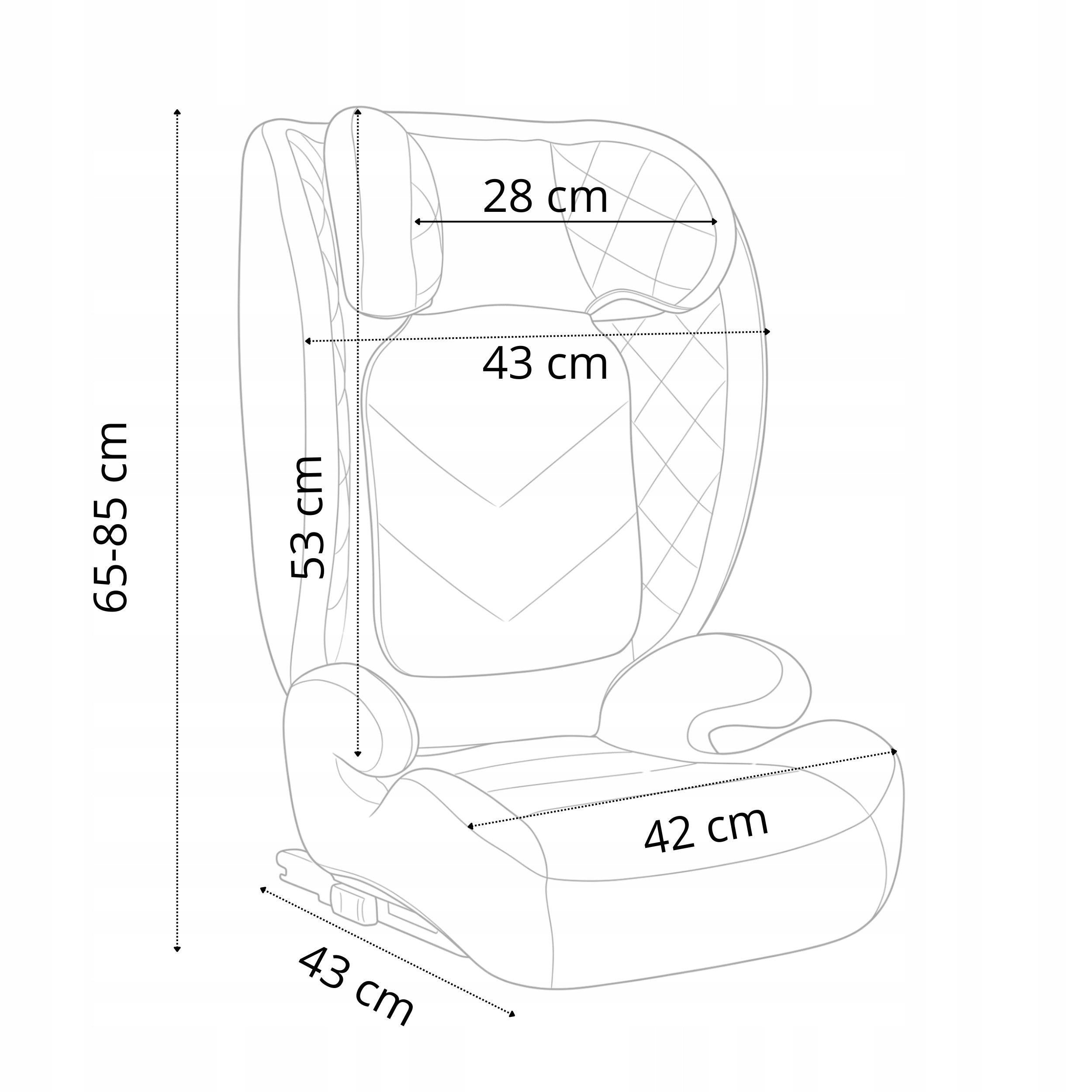 Car seat PARMA Isofix 100-150cm SUMMER BABY Packaging status original