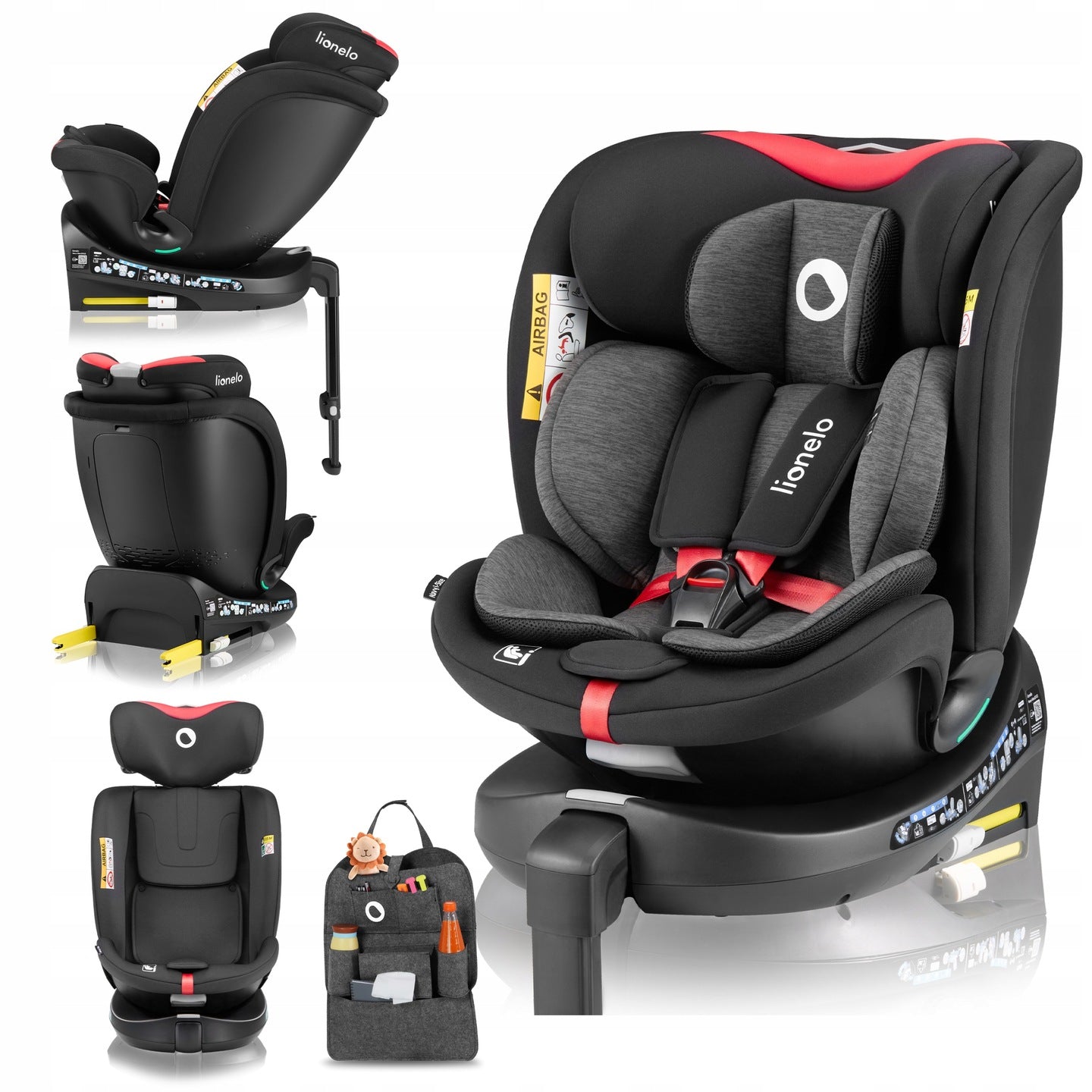 Car seat ROTATING base 360° ISOFIX 40-150cm Lionelo Navy i-Size