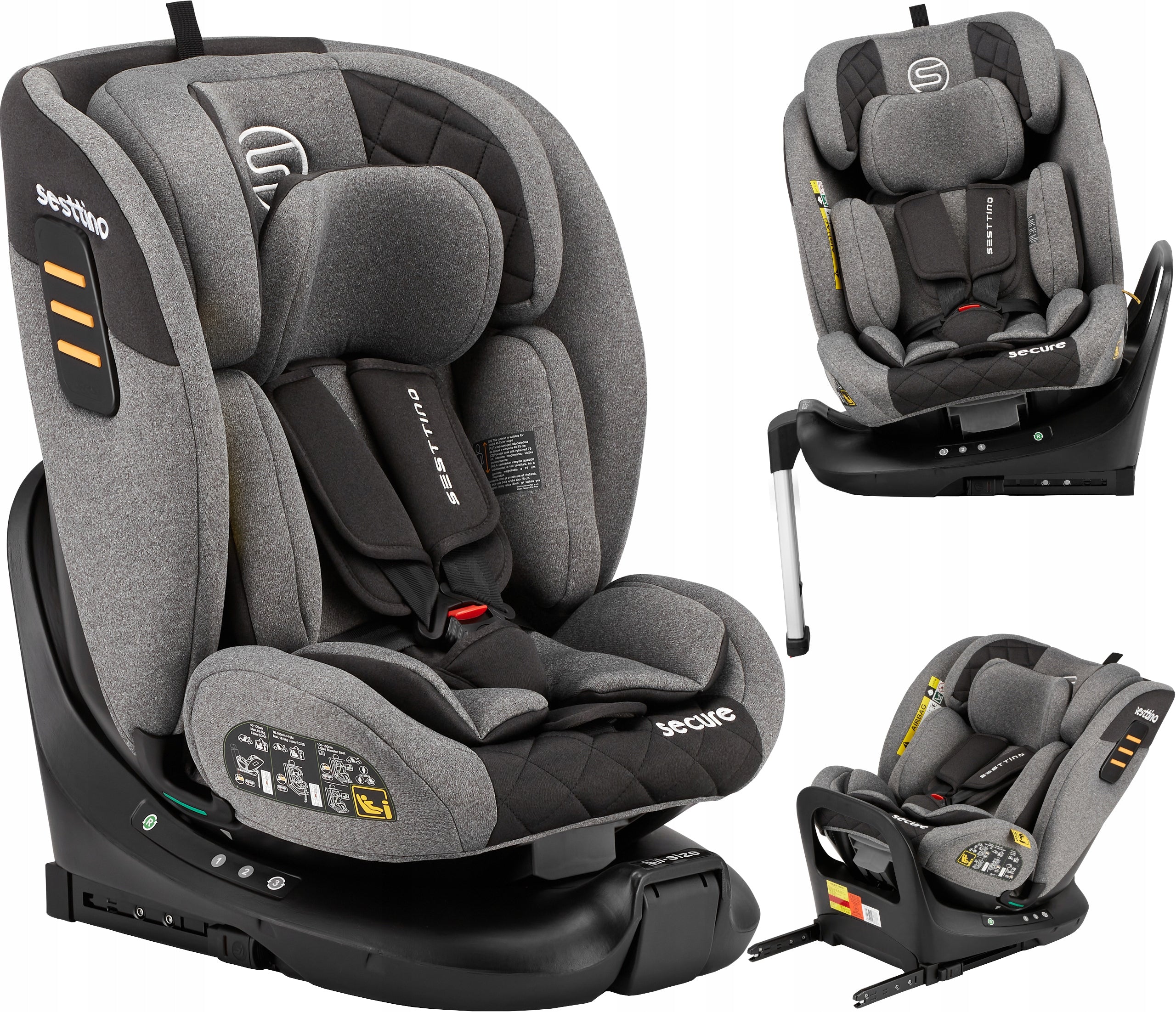 Car seat Sesttino i-Size 40-150 cm swivel 360° 0-36 kg ISOFIX